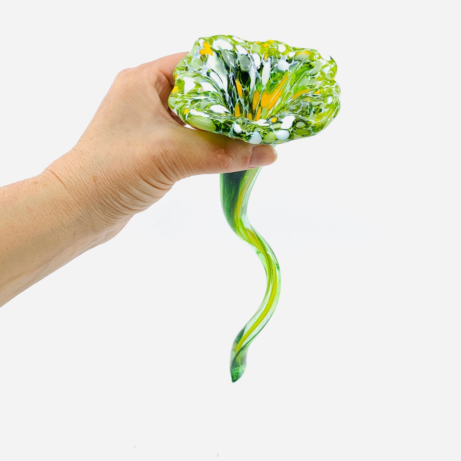 Pulled Glass Flower 69 Decor Luke Adams Glass Blowing Studio 