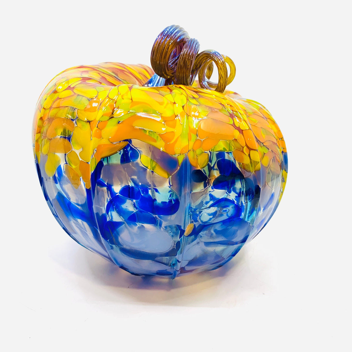 Daily Pumpkin 610 Almost a Starry Night Large Daily Pumpkin Luke Adams Glass Blowing Studio 