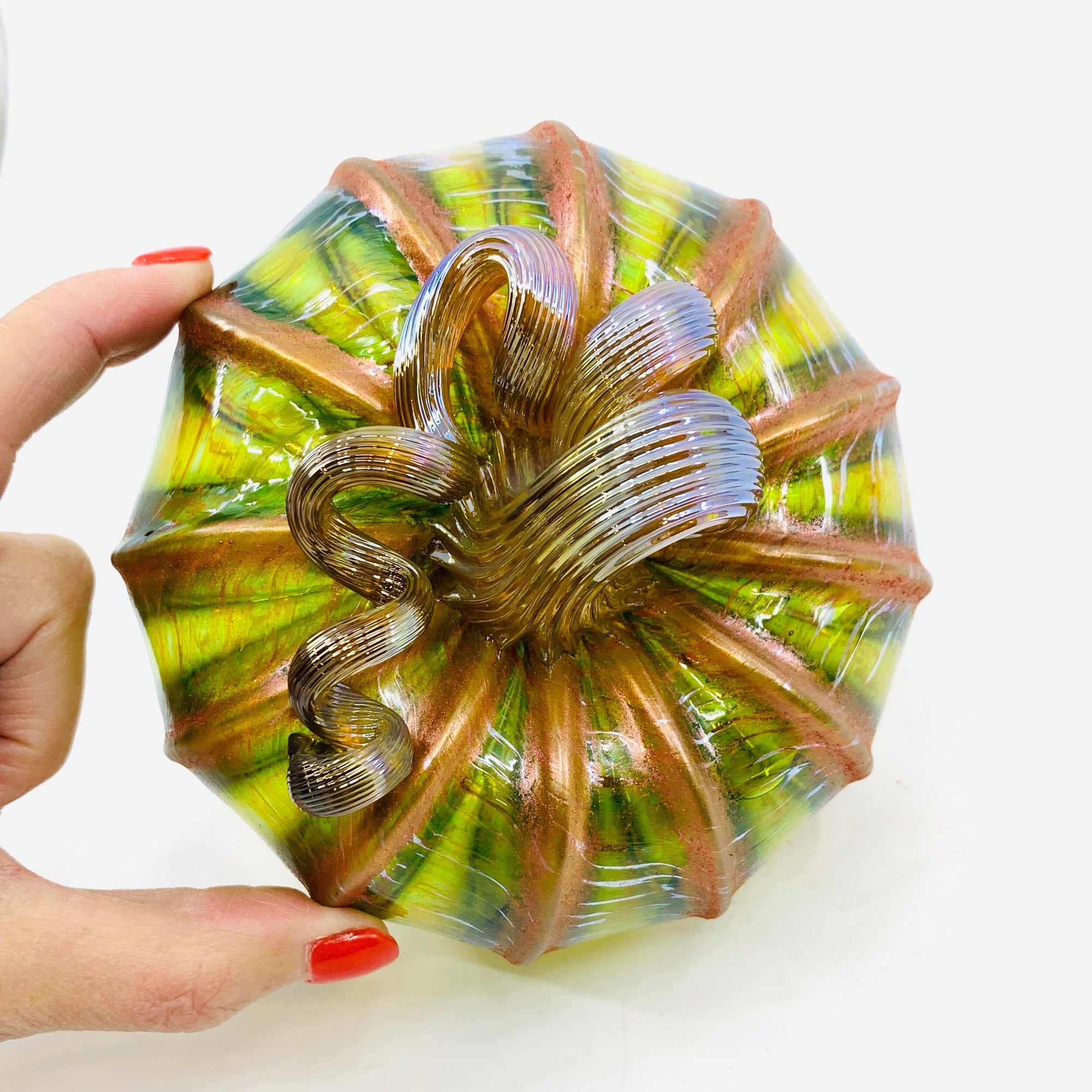 Daily Pumpkin 786 Holiday Squat Gabby Luke Adams Glass Blowing Studio 