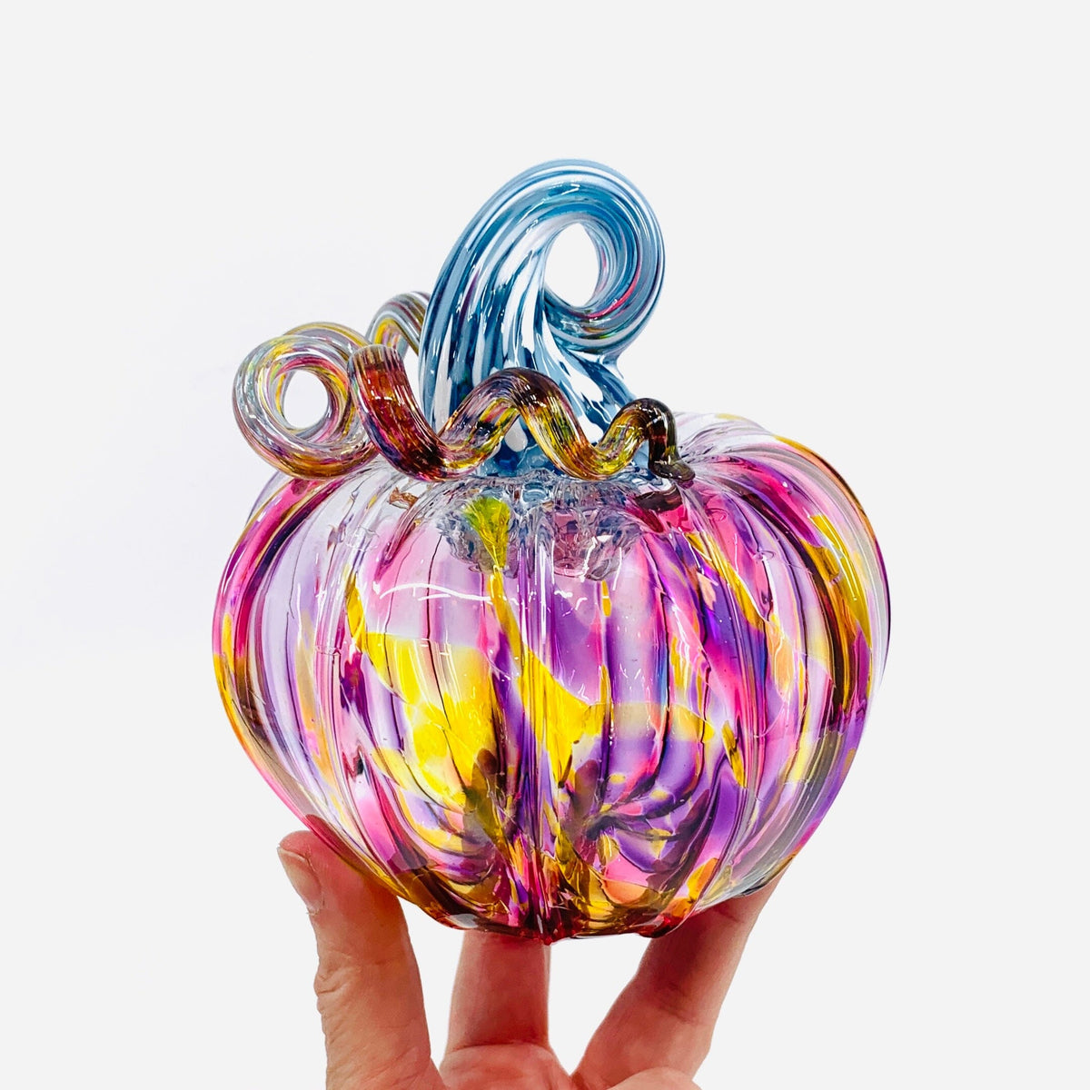 Daily Pumpkin 722 Squat Gabby Luke Adams Glass Blowing Studio 