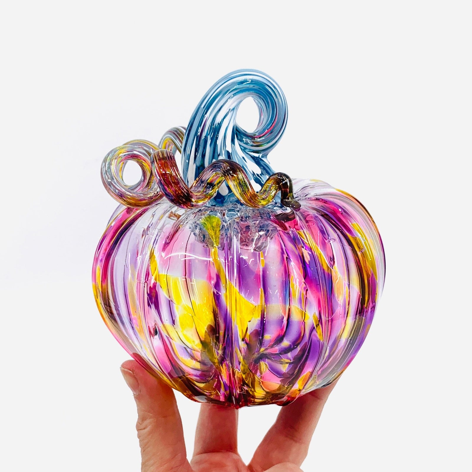Daily Pumpkin 722 Squat Gabby Luke Adams Glass Blowing Studio 