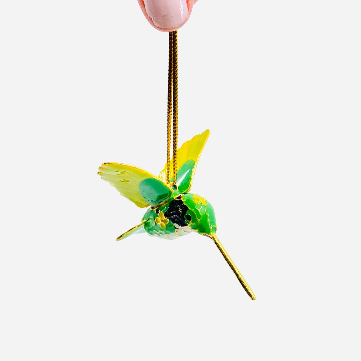 Enamel Hummingbird Ornament, 36 Ornament Kubla Craft 