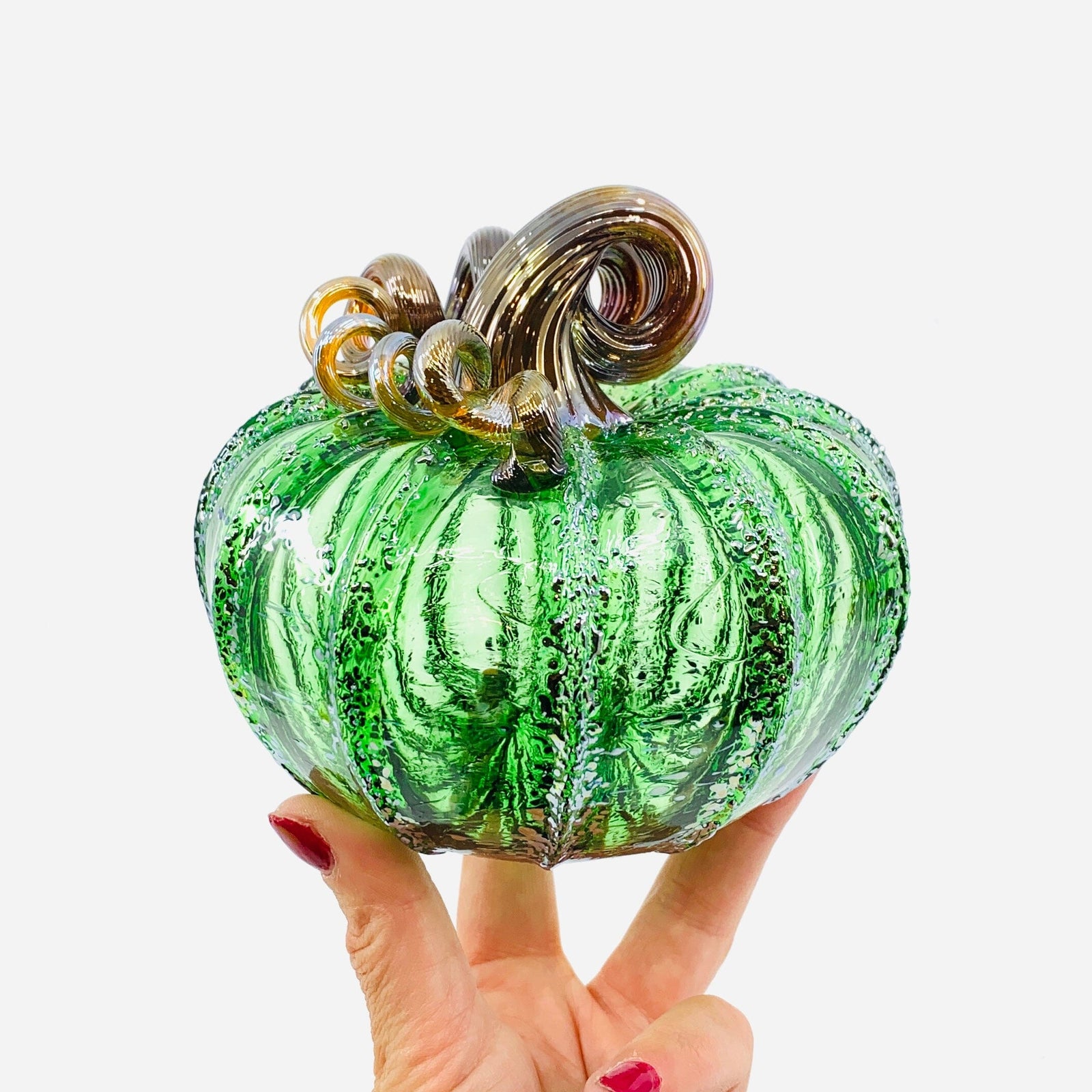 Daily Pumpkin 2083 Holiday Squat Gabby Luke Adams Glass Blowing Studio 