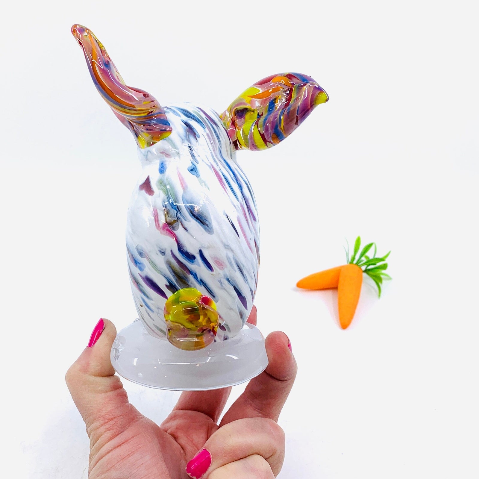 Daily Bunny 279 Luna Luke Adams Glass Blowing Studio 