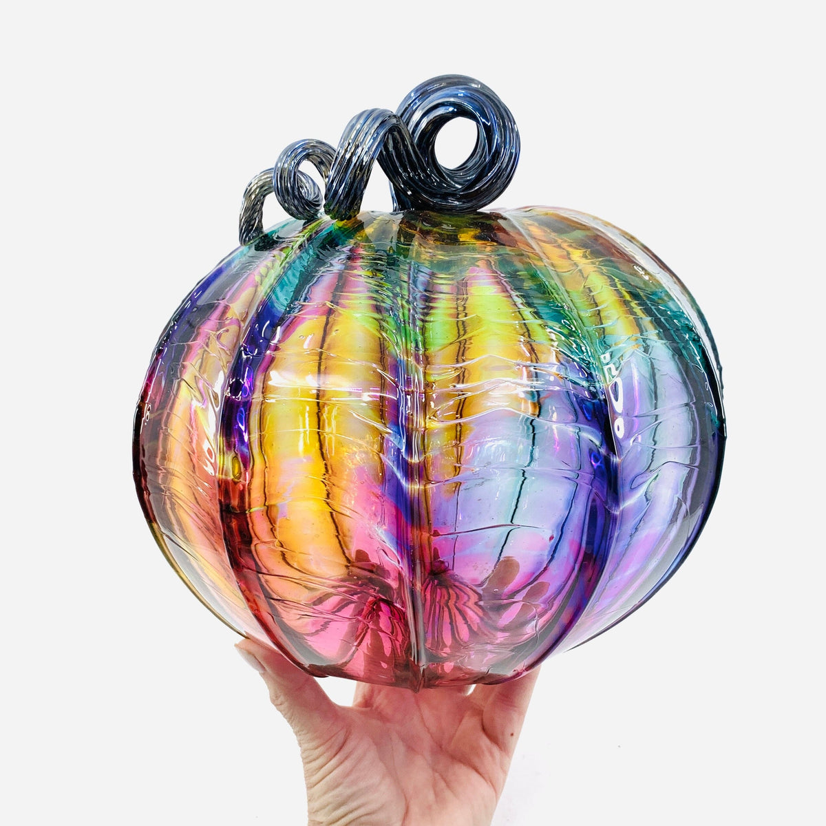 Daily Pumpkin 481 Fall Large Daily Pumpkin Luke Adams Glass Blowing Studio 