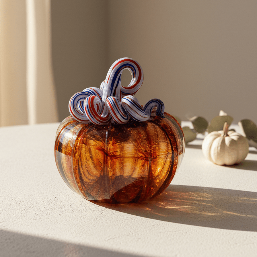 Daily Pumpkin 31 American Squat Gabby Luke Adams Glass Blowing Studio 