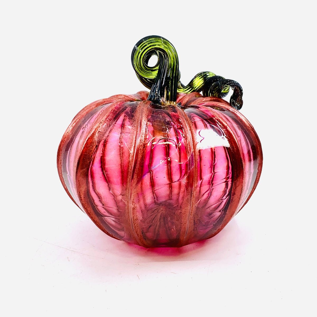Daily Pumpkin 1213 Shimmer Squat Daily Pumpkin Luke Adams Glass Blowing Studio 