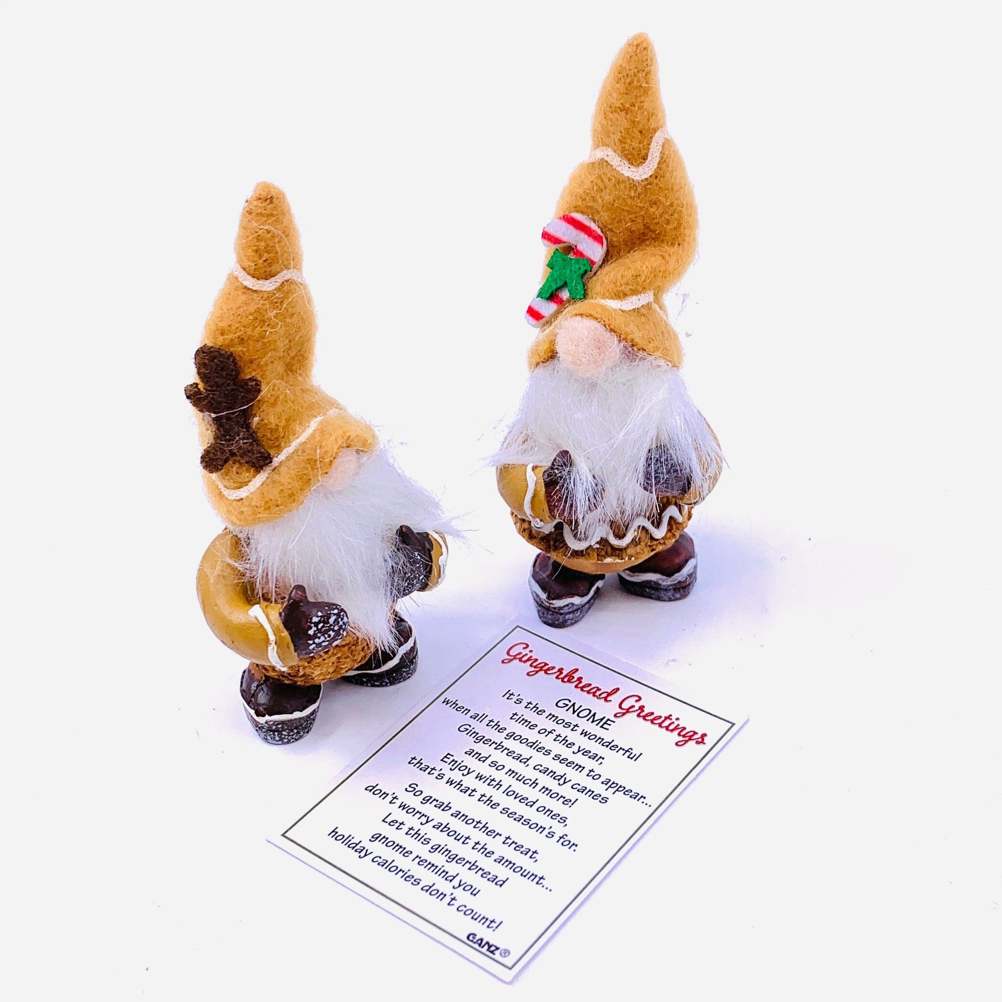 Gingerbread Greetings Gnome Miniature GANZ 