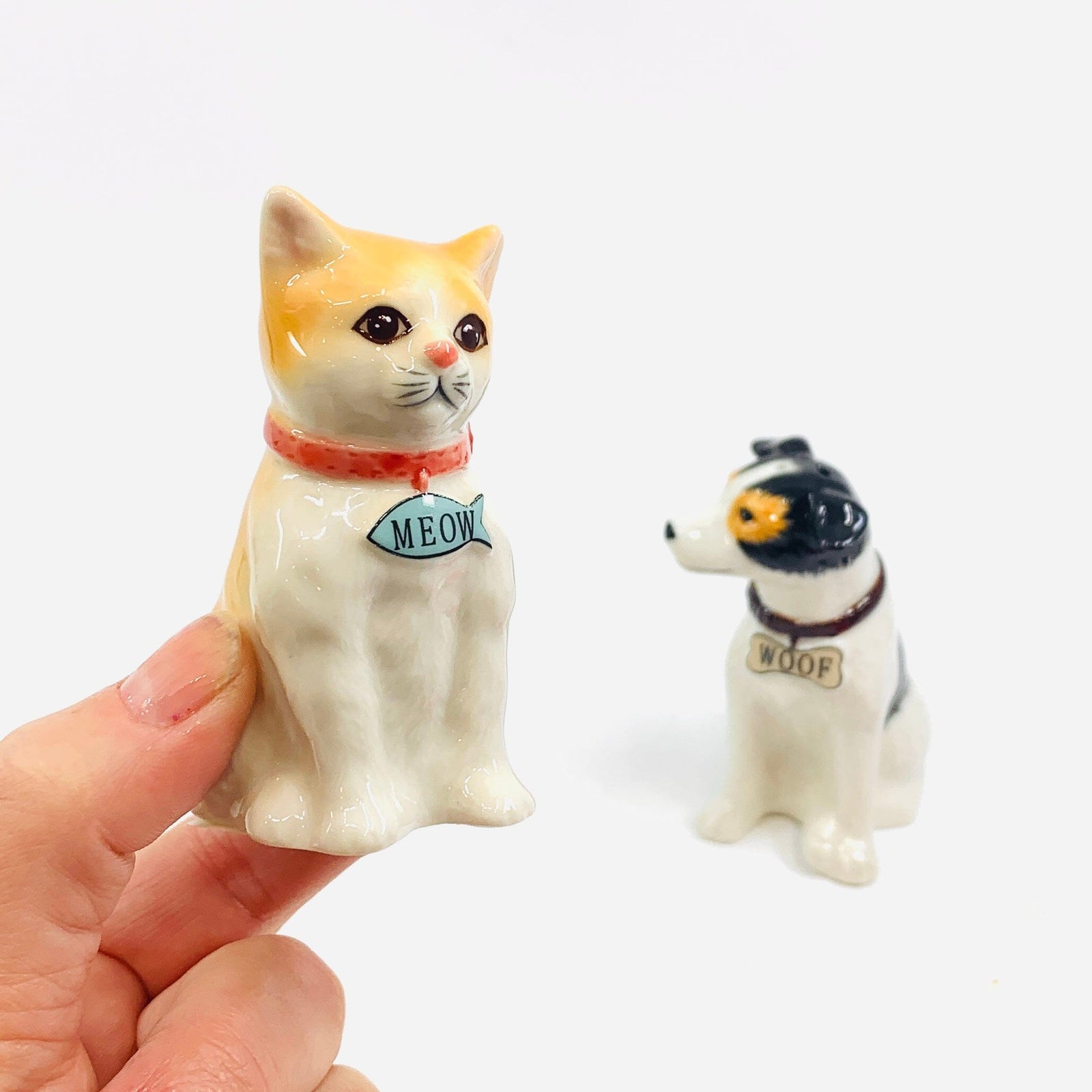 Woof - Meow Salt and Pepper Shakers COSMOS 