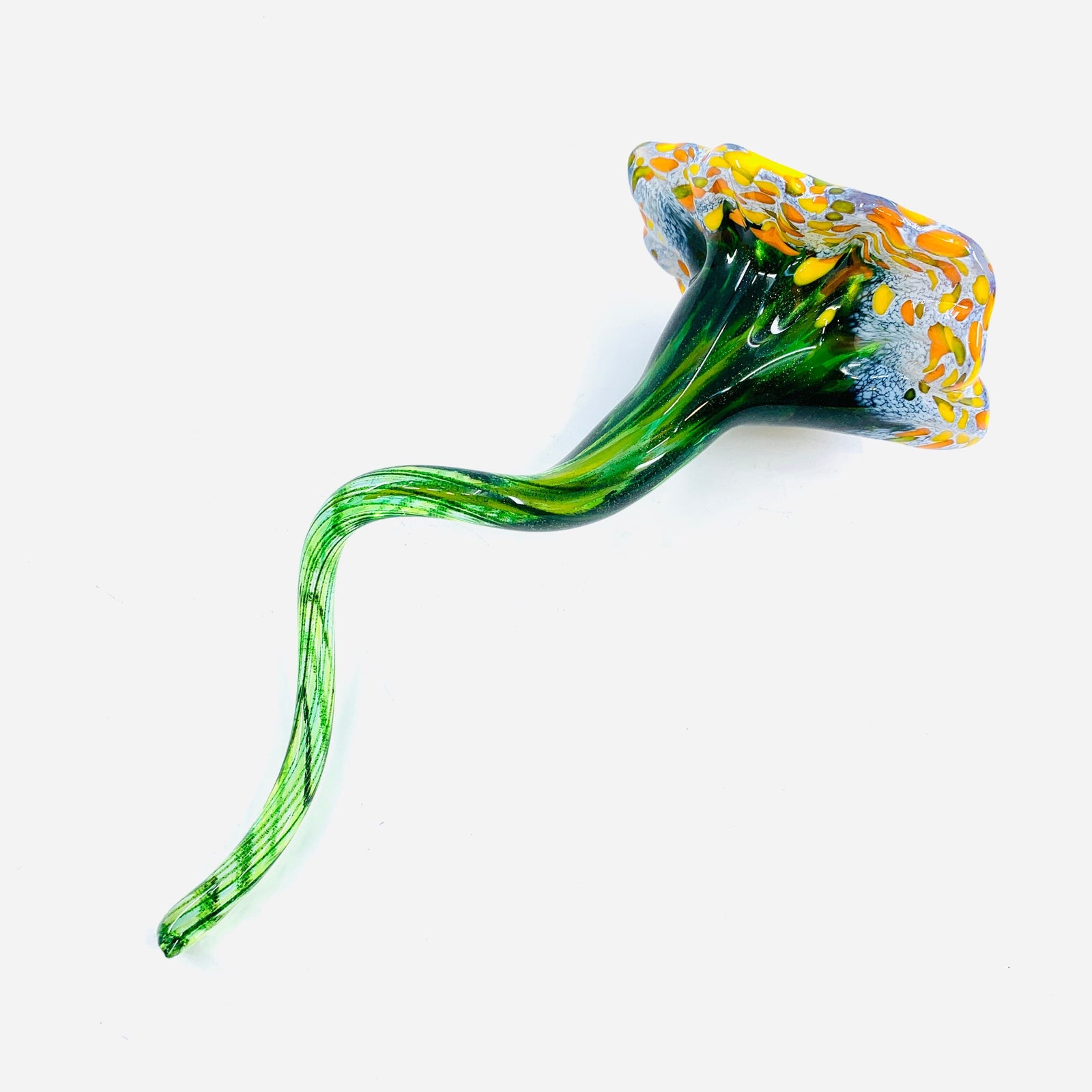 Pulled Glass Flower 60 Decor Luke Adams Glass Blowing Studio 