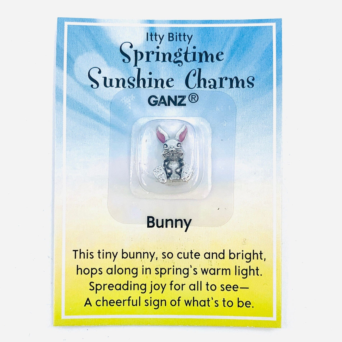 Itty Bitty Springtime Sunshine Charms, Bunny GANZ 