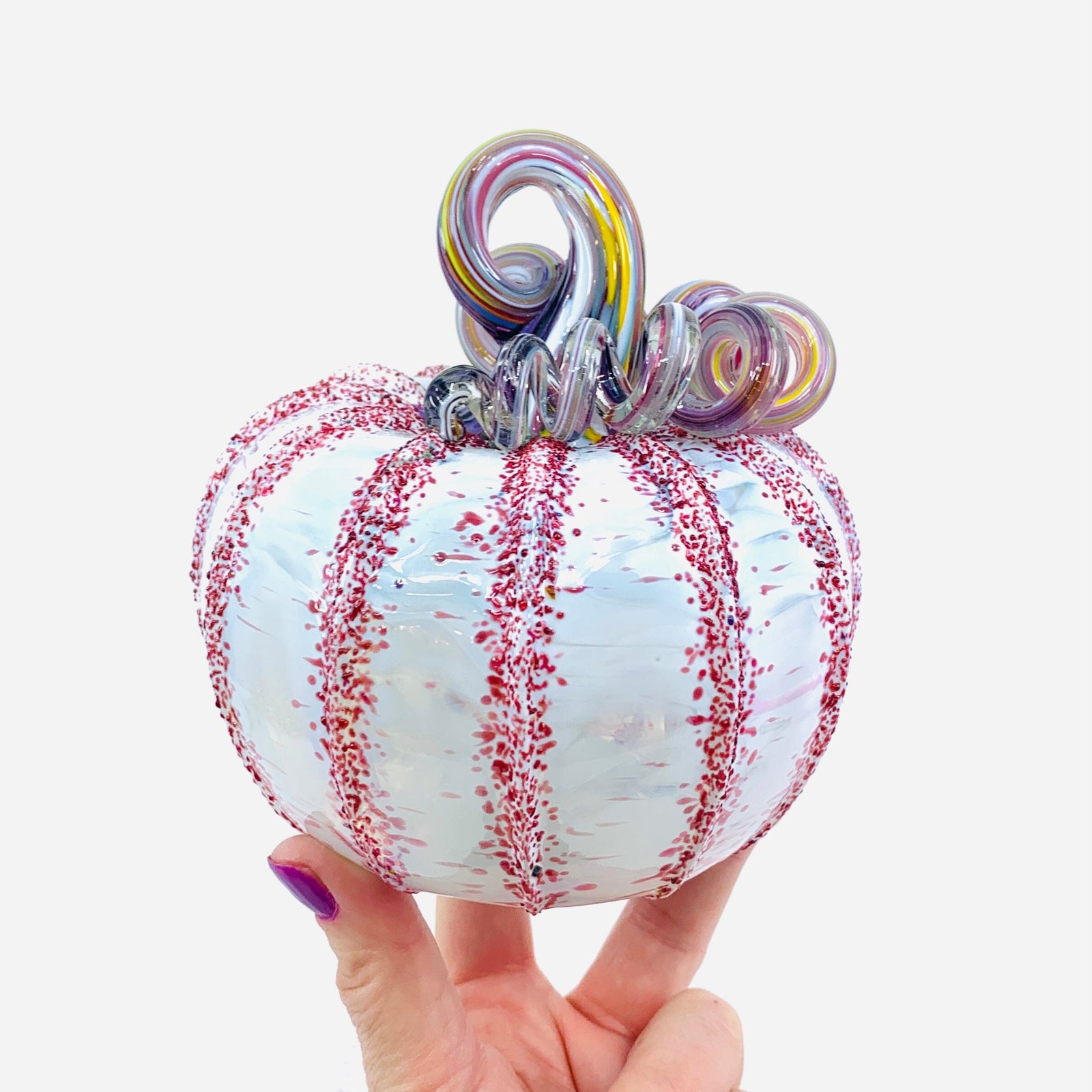 Daily Pumpkin 2966 Sweetheart Squat Gabby Luke Adams Glass Blowing Studio 