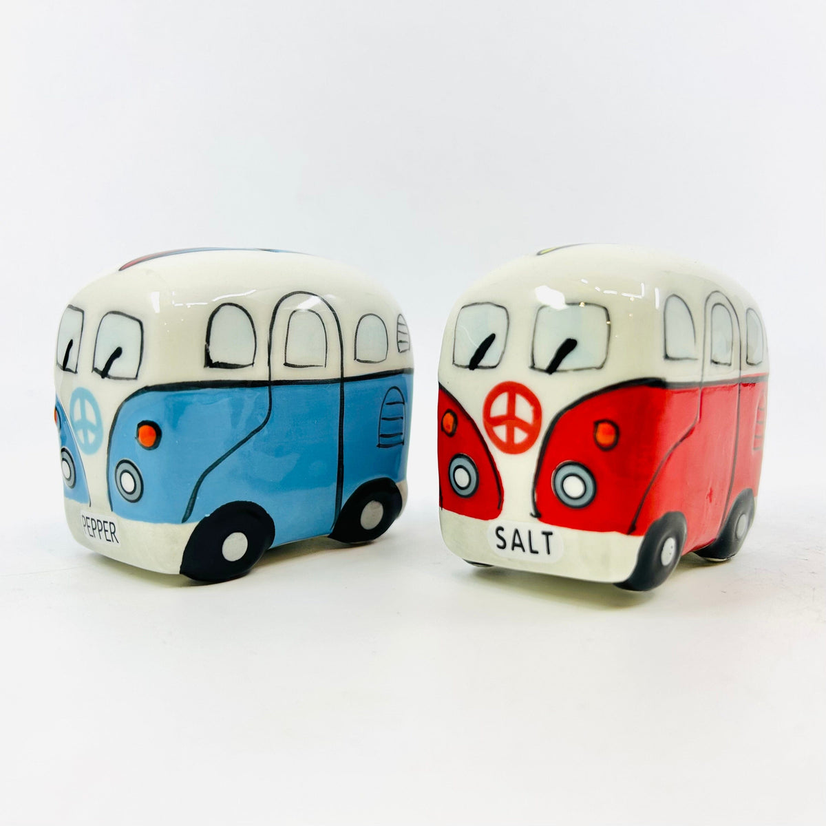 Surfer Van Salt and Pepper Shaker Chesapeake Bay 