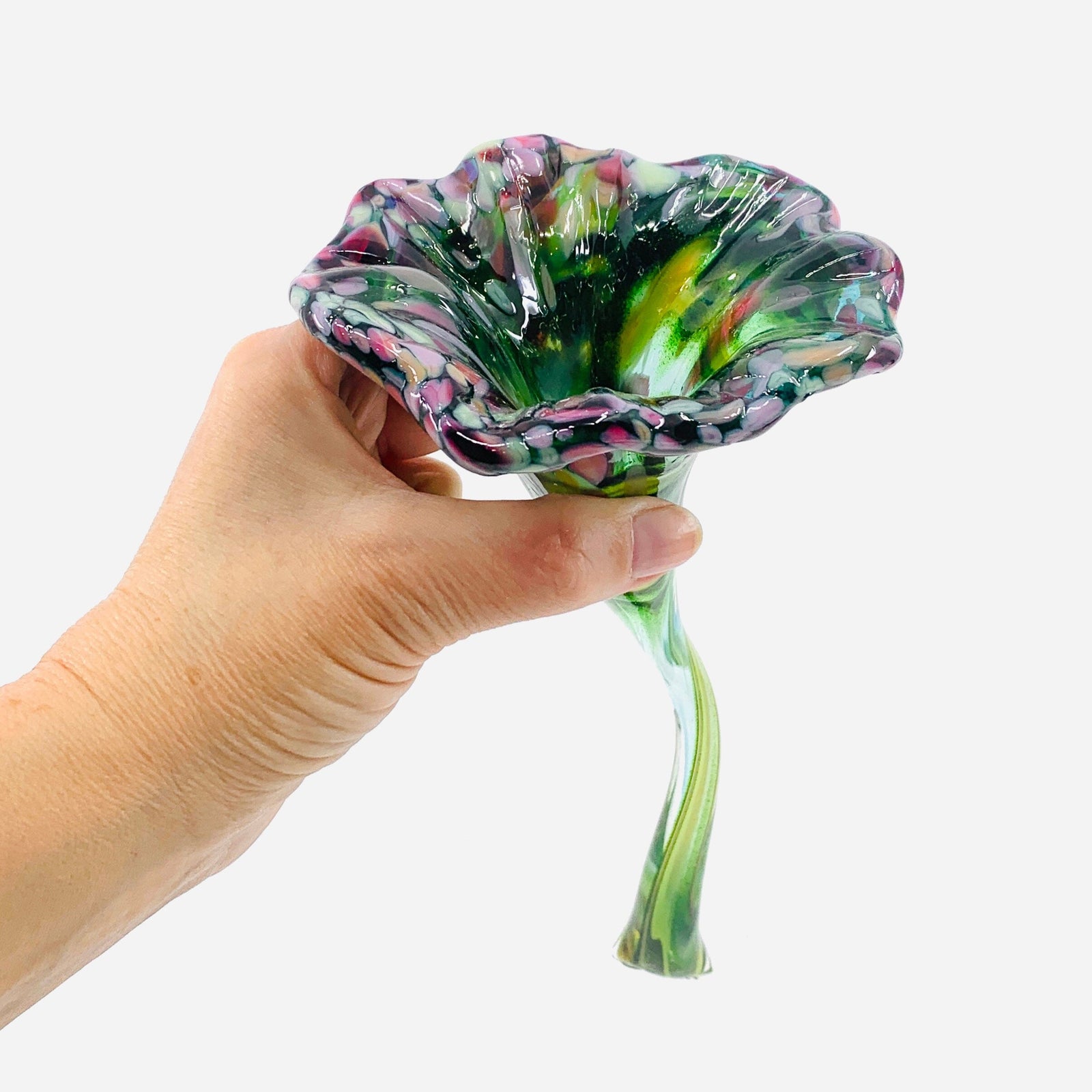 Pulled Glass Flower 101 Decor Luke Adams Glass Blowing Studio 