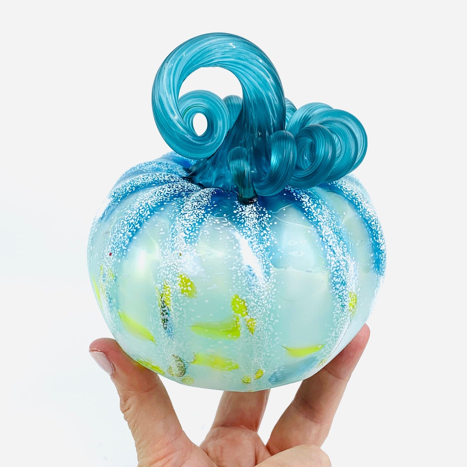 Daily Pumpkin 572 Coastal Matte Squat Gabby Luke Adams Glass Blowing Studio 