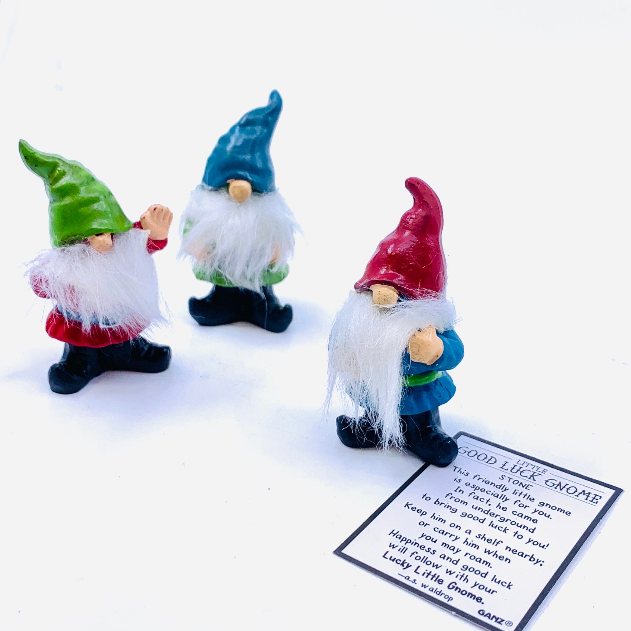 Little Good Luck Gnome PT83 - Luke Adams Glass Blowing Studio