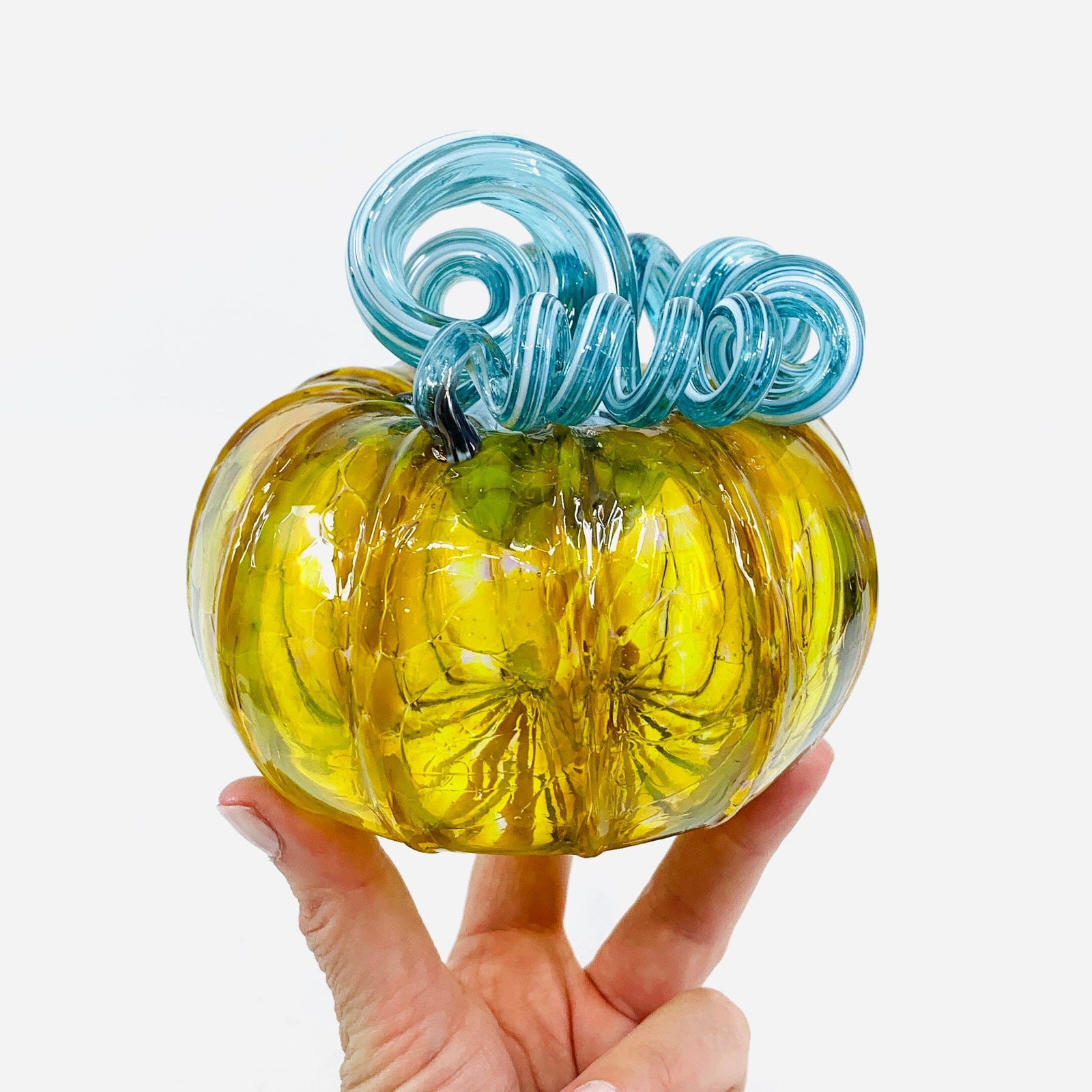Daily Pumpkin 757 Squat Gabby Luke Adams Glass Blowing Studio 