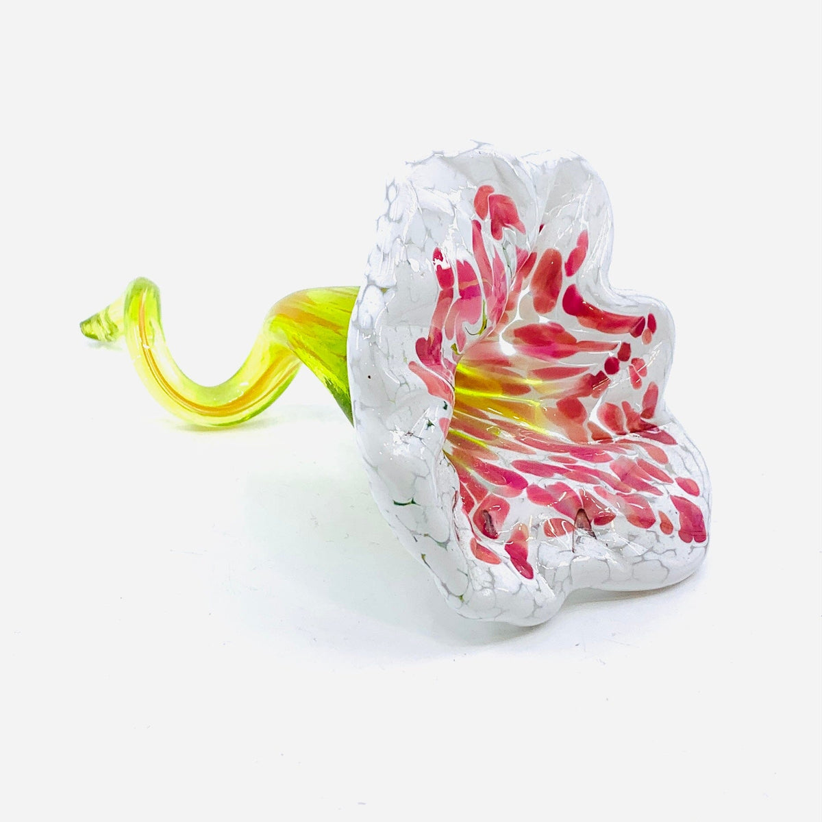 Pulled Glass Flower 10 Decor Luke Adams Glass Blowing Studio 