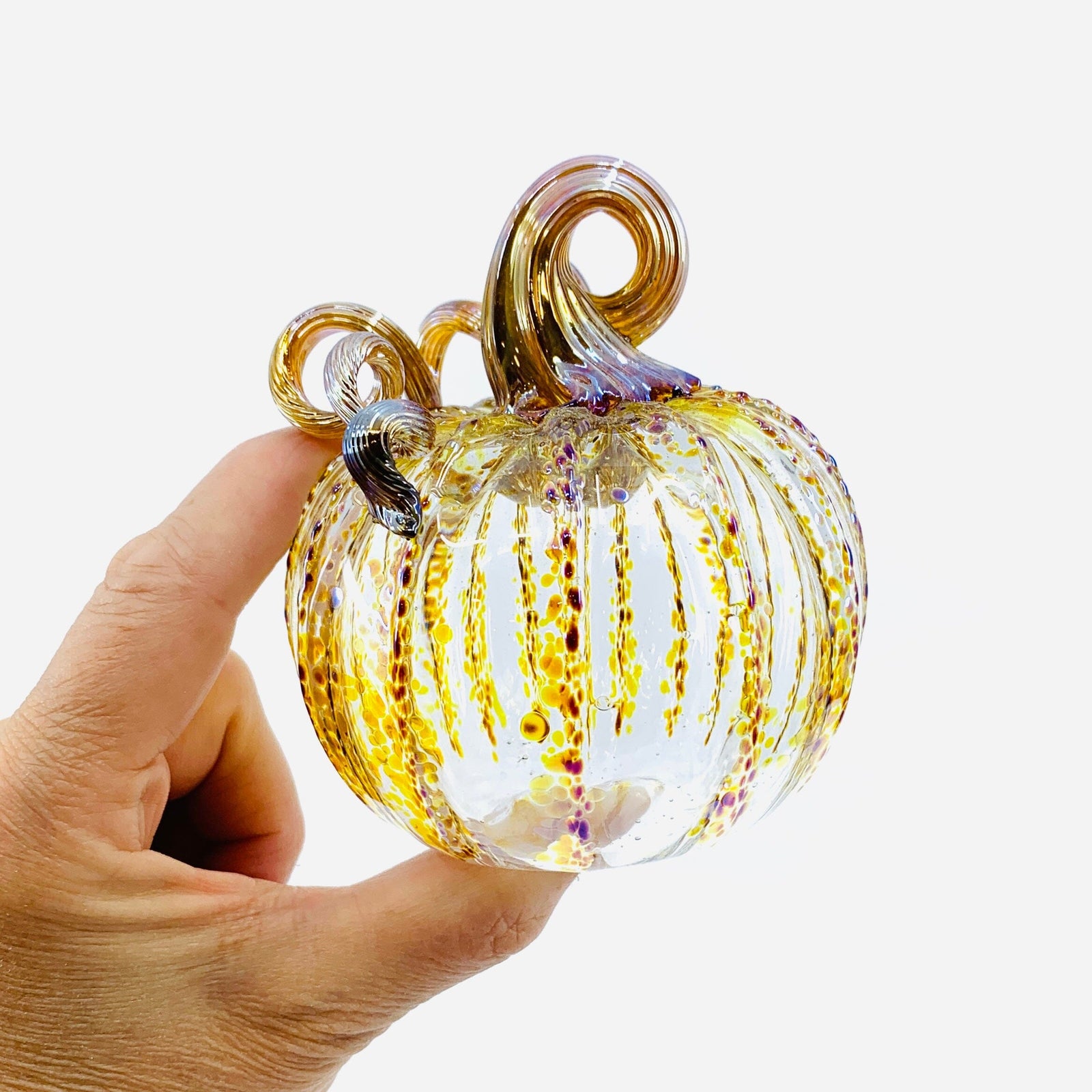 Daily Pumpkin 928 “Oops” Mini Gabby Luke Adams Glass Blowing Studio 
