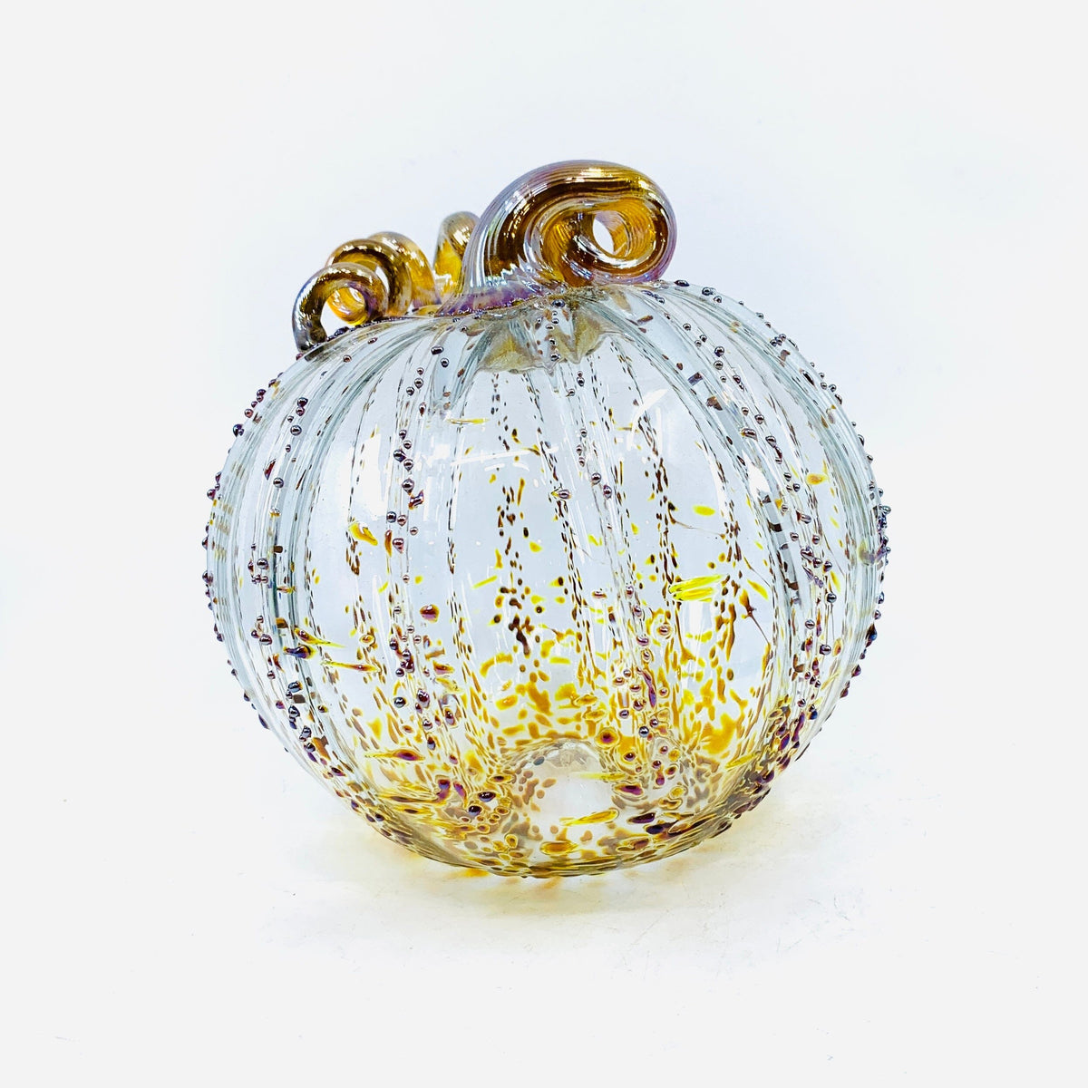 Daily Pumpkin 907 “Oops” Smedium Gabby Luke Adams Glass Blowing Studio 