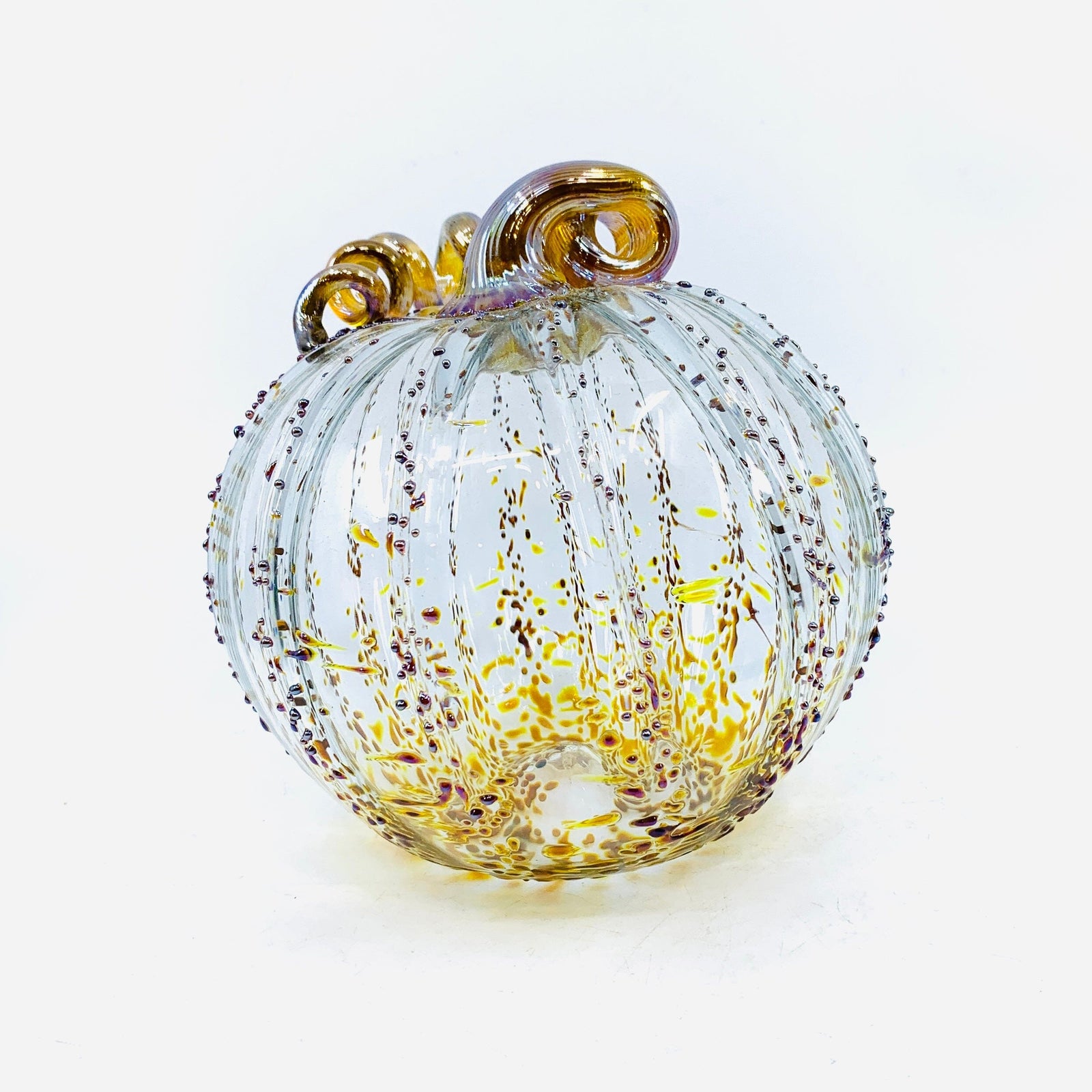 Daily Pumpkin 907 “Oops” Smedium Gabby Luke Adams Glass Blowing Studio 