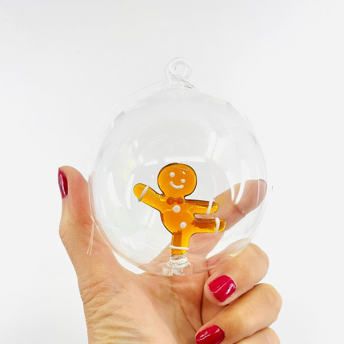 Glass Icon Ornament, Hello Gingerbread ICHENDORF 