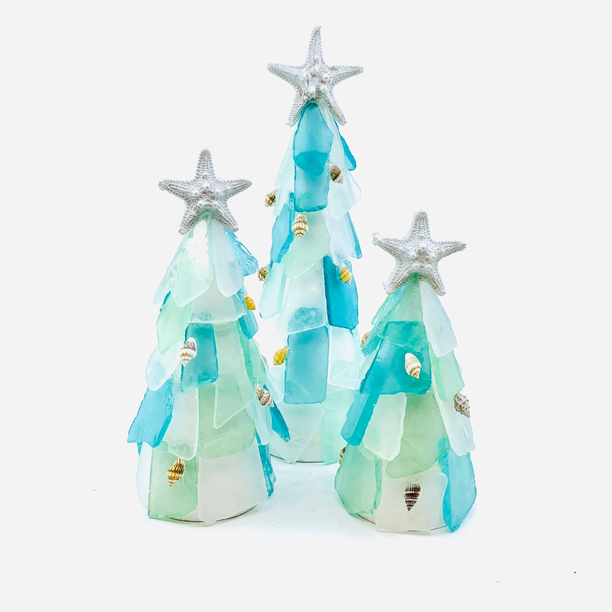 Sea Glass Trees - Luke Adams Glass Blowing Studio