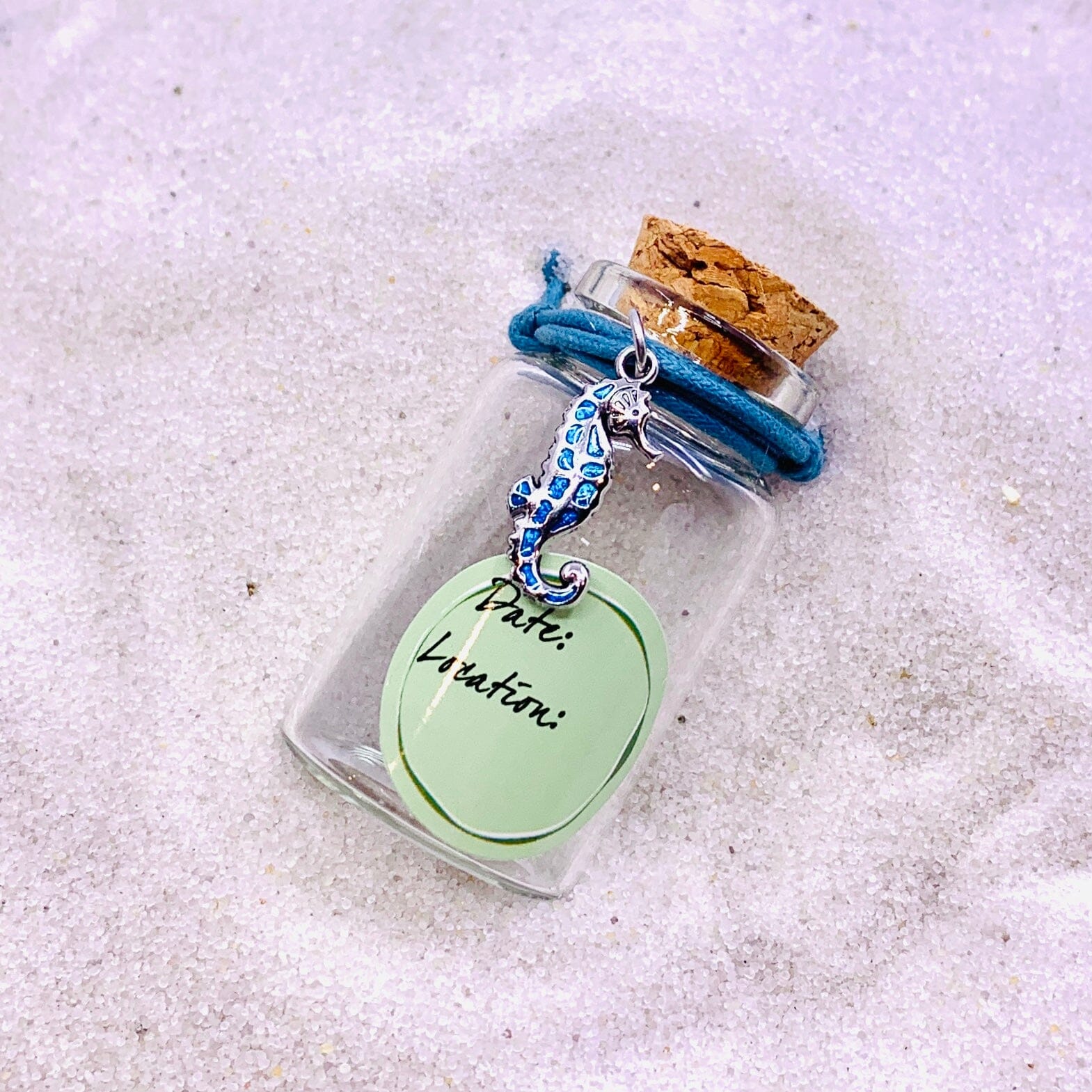 Keepsake Sand Jar and Bracelet, Seahorse Jewelry GANZ 