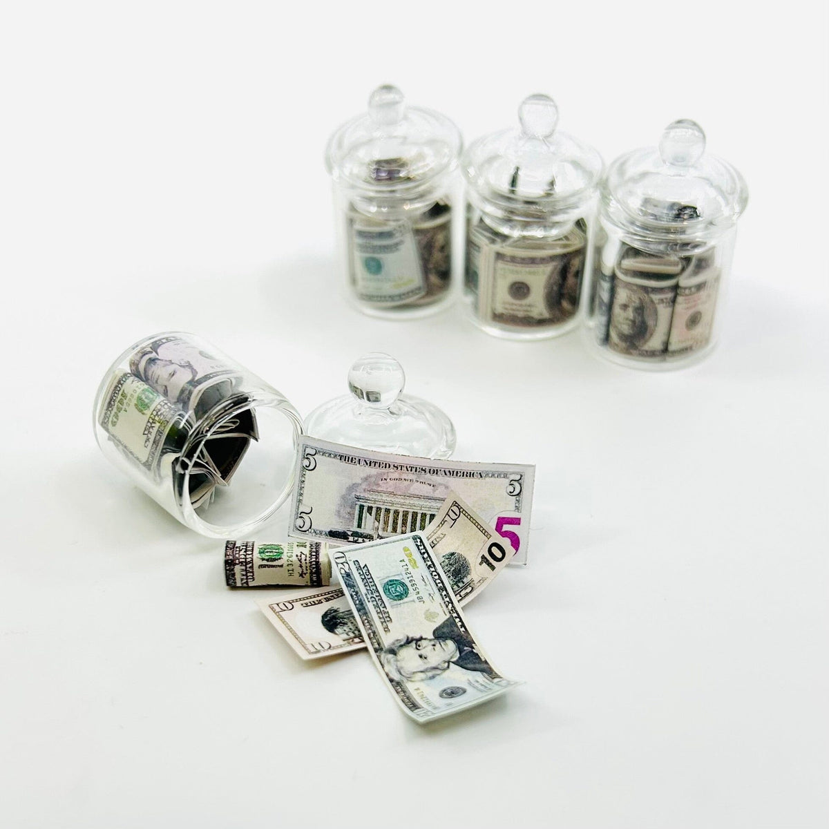 Tiny Rainy Day Jar Miniature - 