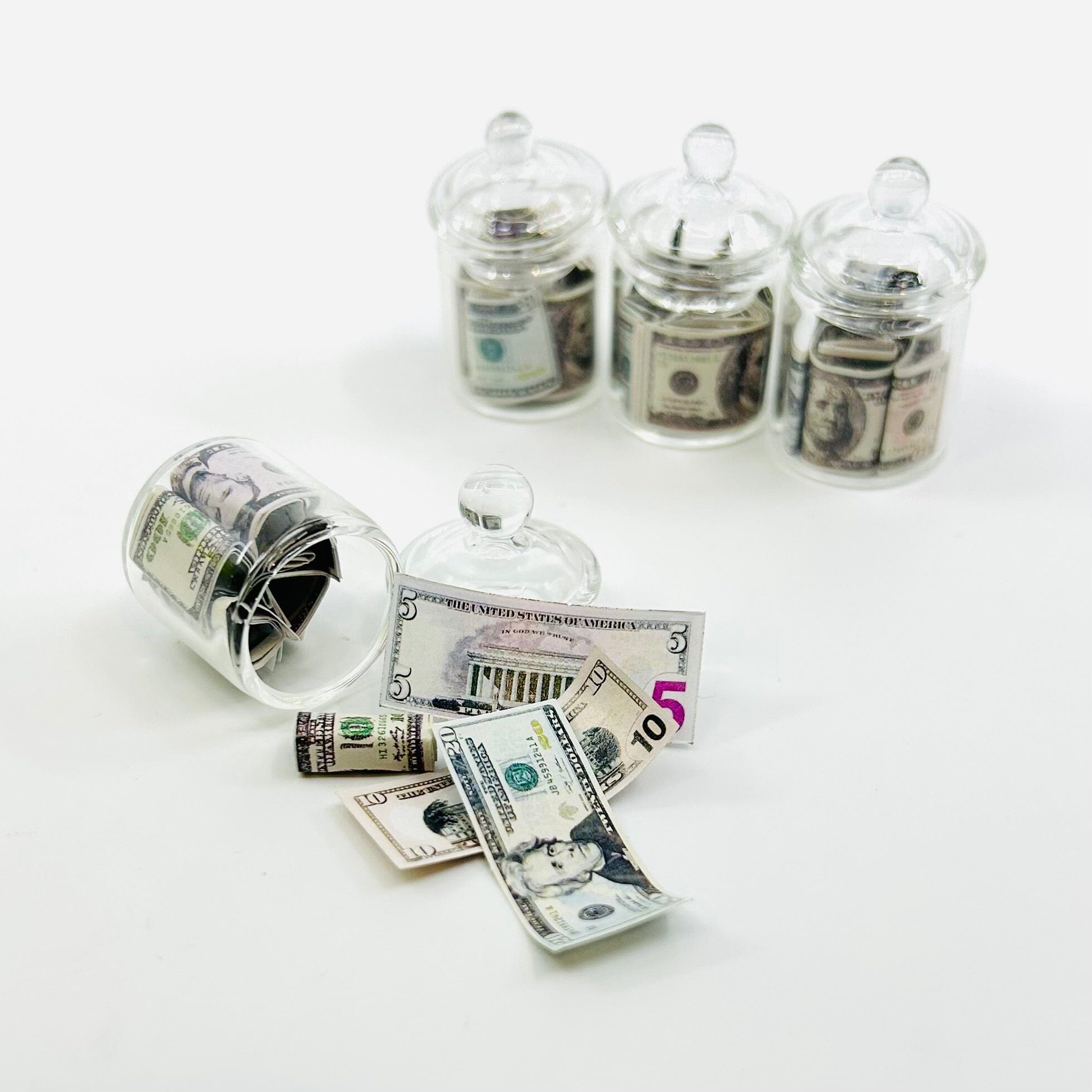 Tiny Rainy Day Jar Miniature - 