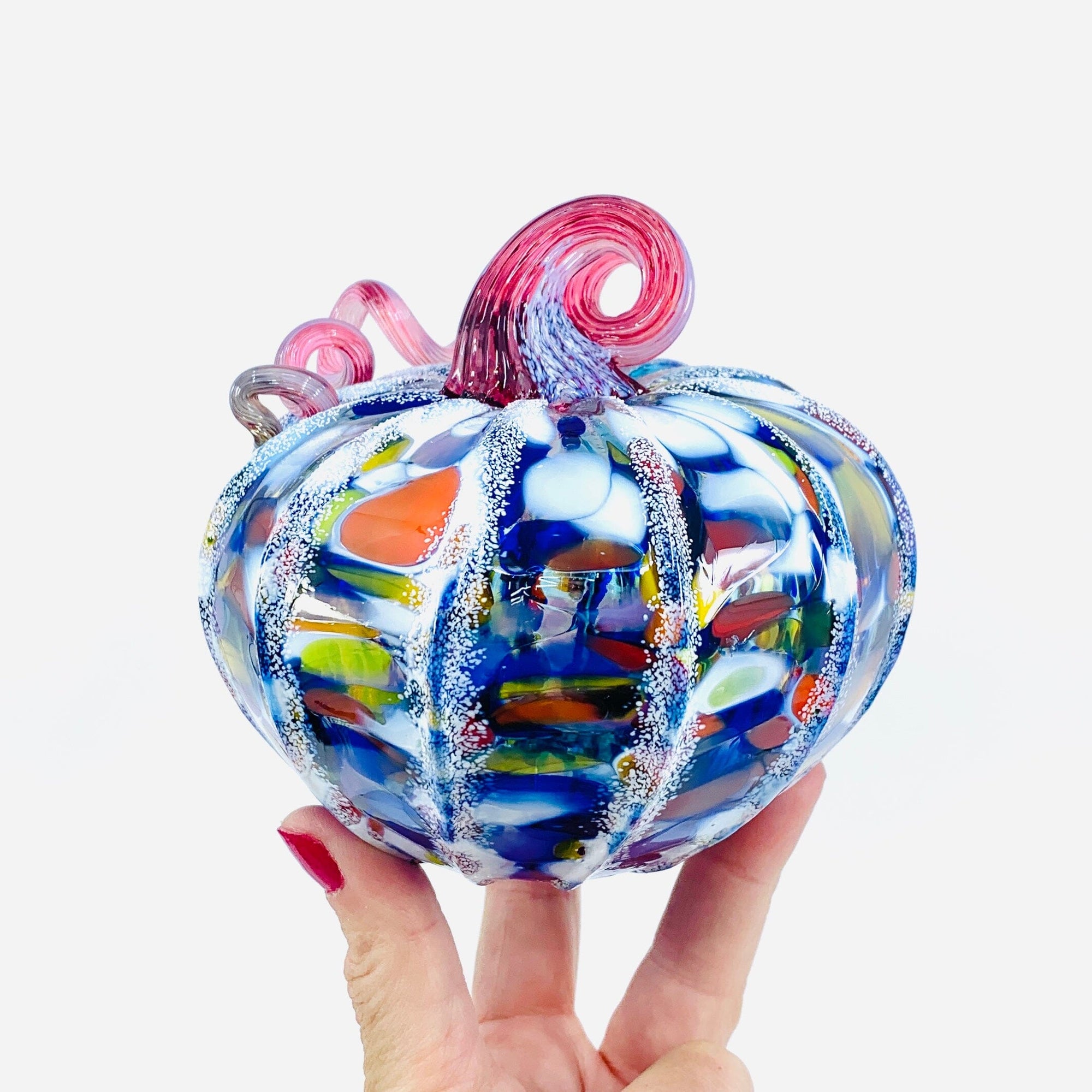 Daily Pumpkin 1846 Snowfall Squat Gabby Luke Adams Glass Blowing Studio 