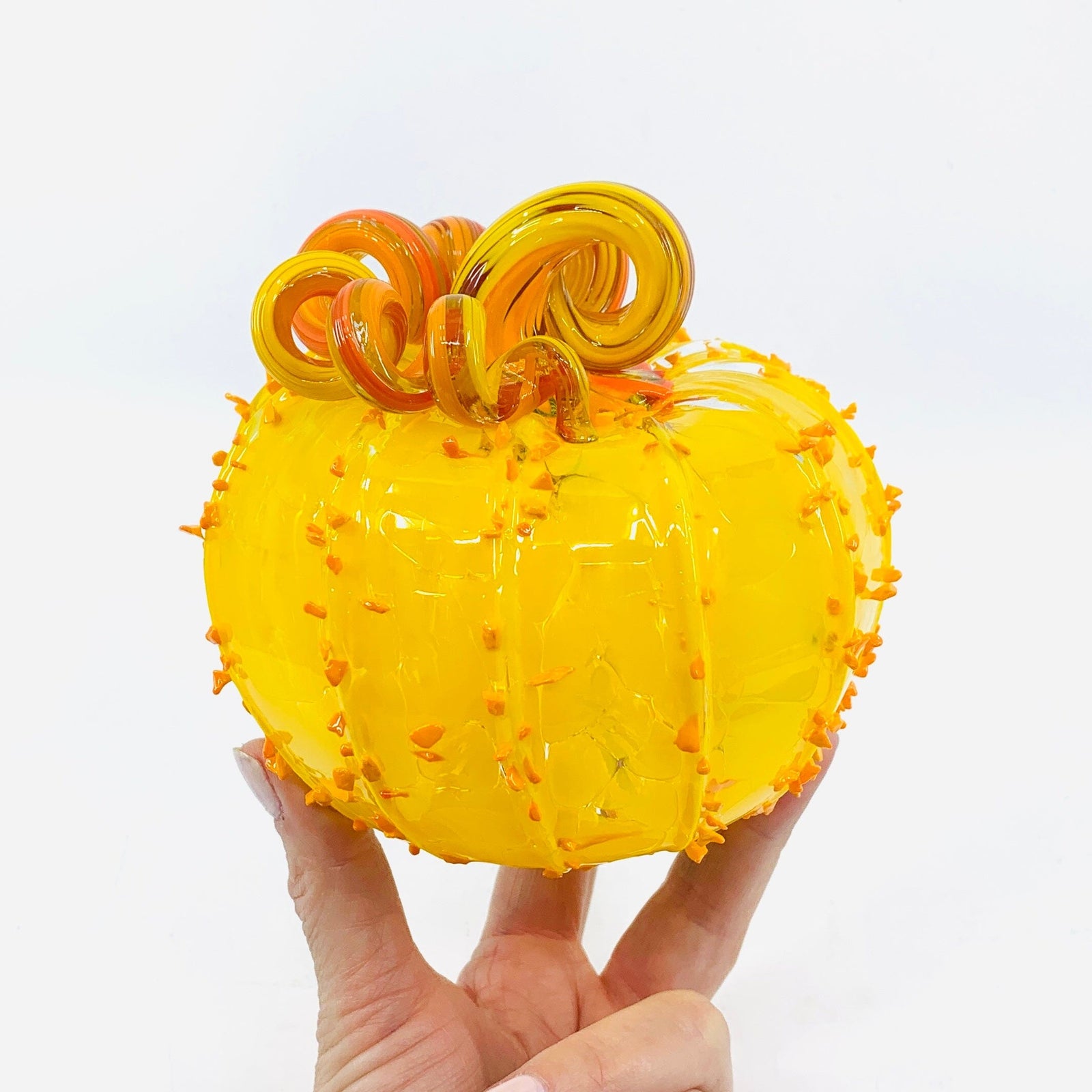 Daily Pumpkin 3773 Squat Gabby Luke Adams Glass Blowing Studio 