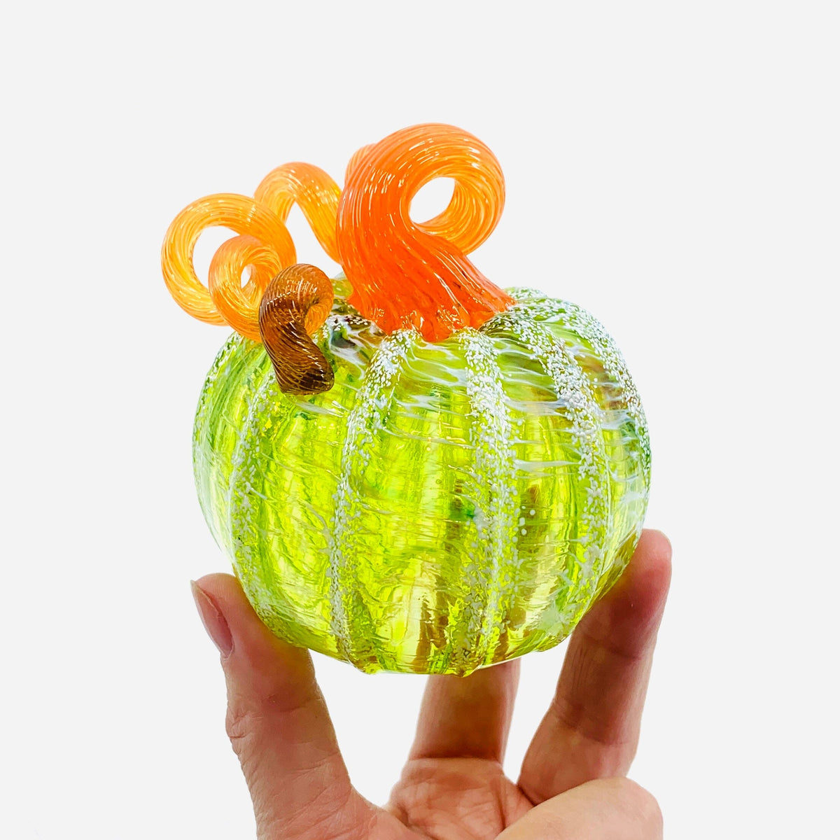 Daily Pumpkin 1335 Mini Daily Pumpkin Luke Adams Glass Blowing Studio 