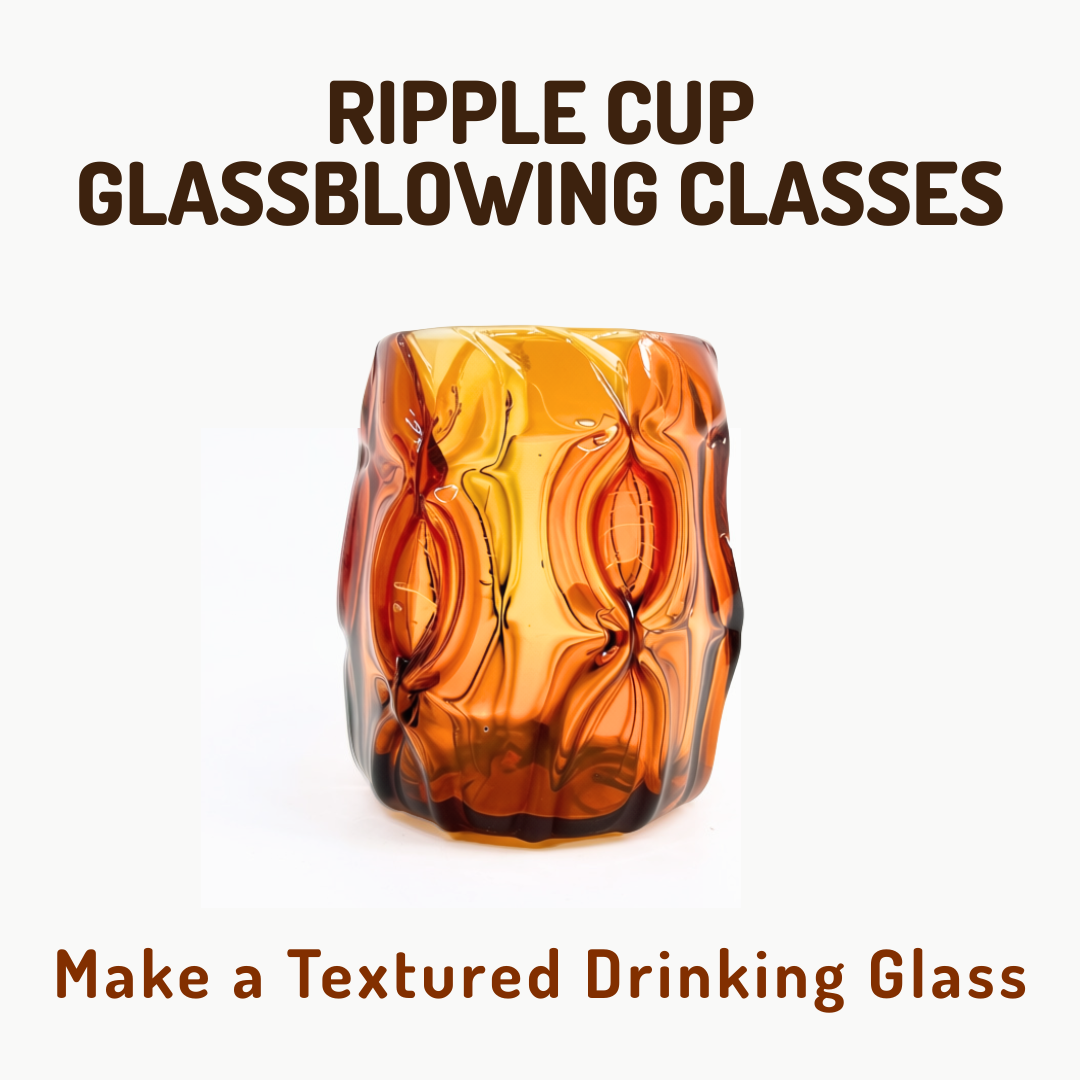 Ripple Cup 1 Hour Glassblowing Class