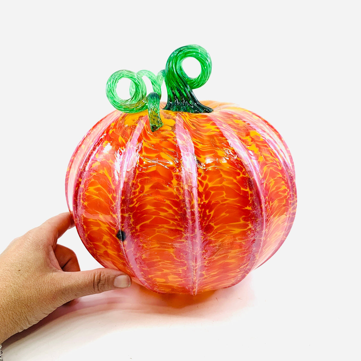 Daily Pumpkin 628 Large Daily Pumpkin Luke Adams Glass Blowing Studio 