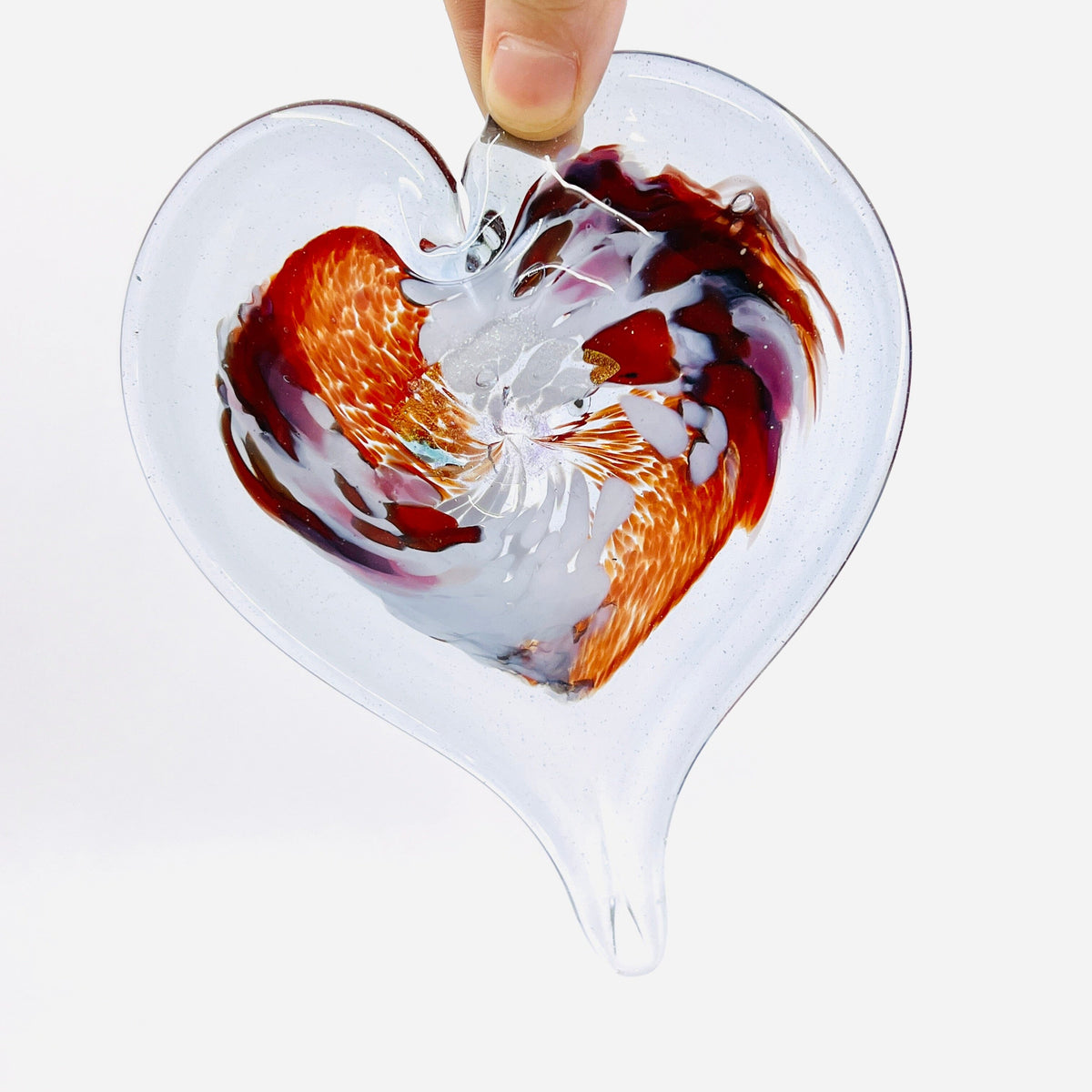 Facebook Live Heart Suncatcher 285 Facebook Live Luke Adams Glass Blowing Studio 