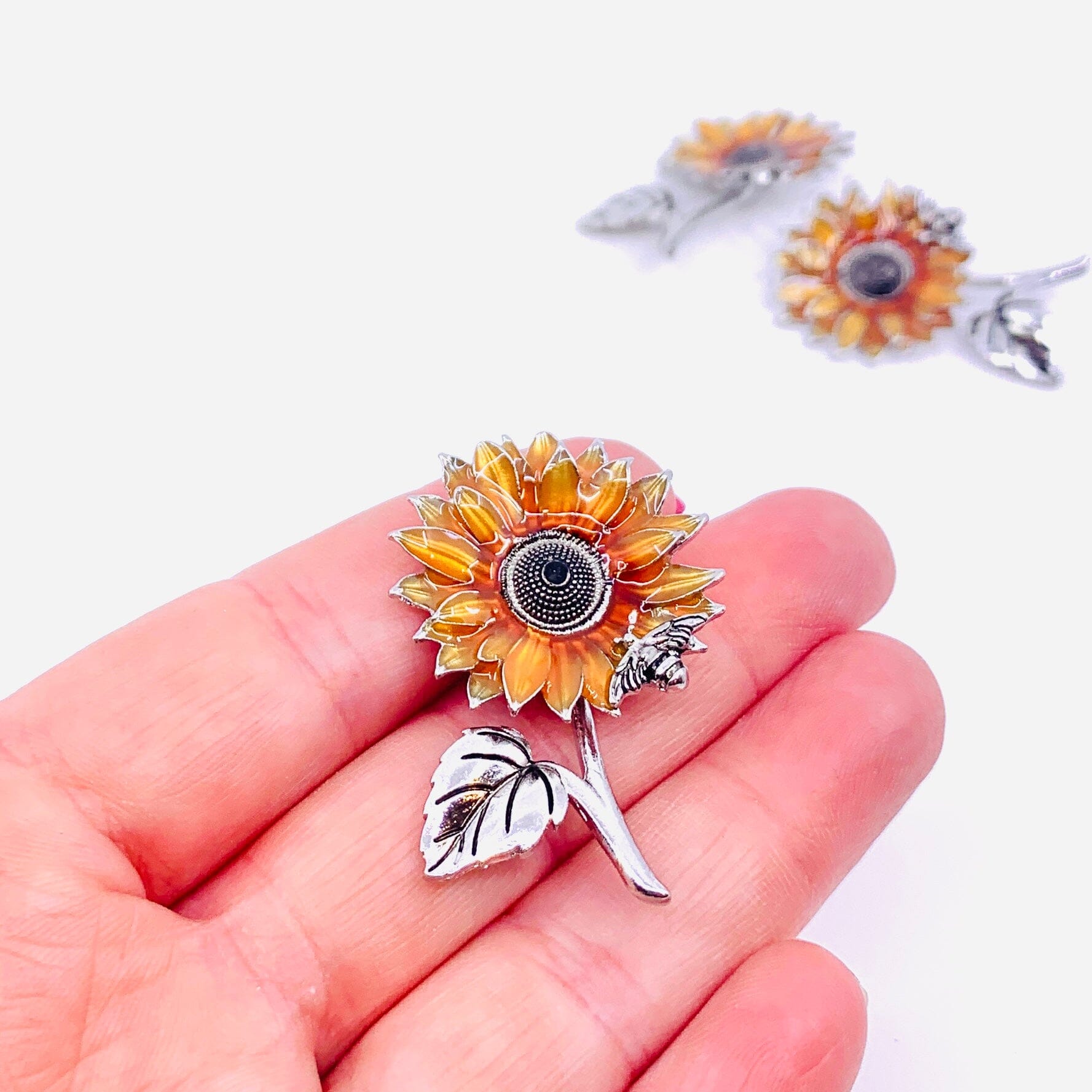 Sunflower Wishes Pocket Charm PT41 Miniature GANZ 