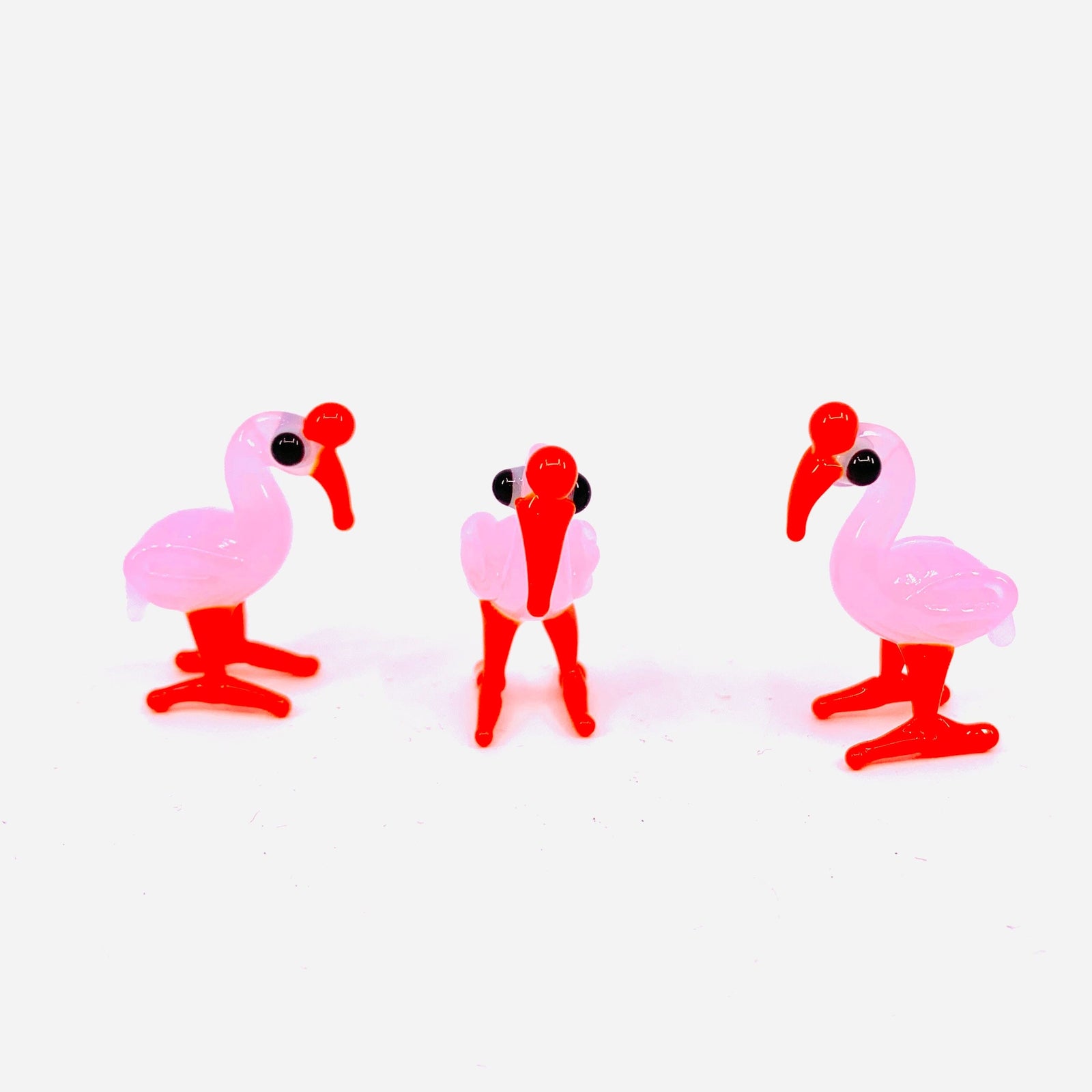 Tiny Glass Flamingo 304 Miniature GANZ 