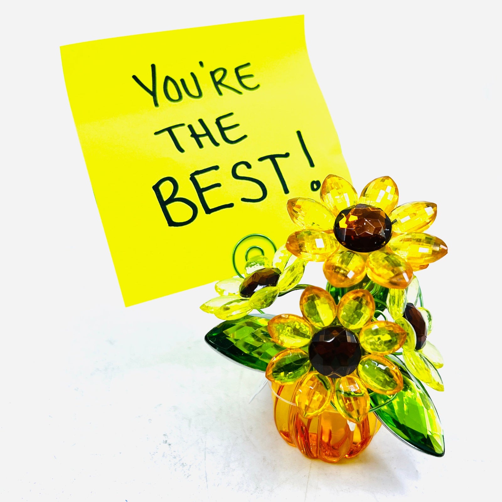 Acrylic Bouquet, Sunflower Decor GANZ 