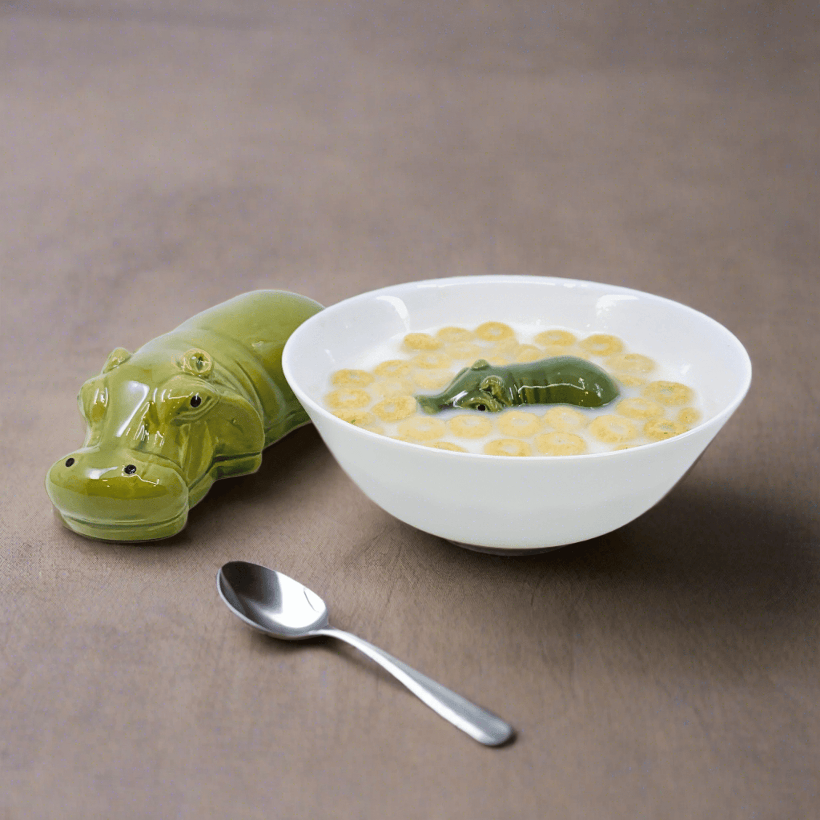 Fun Floating Stoneware, Baby Hippo Creative Co-op 