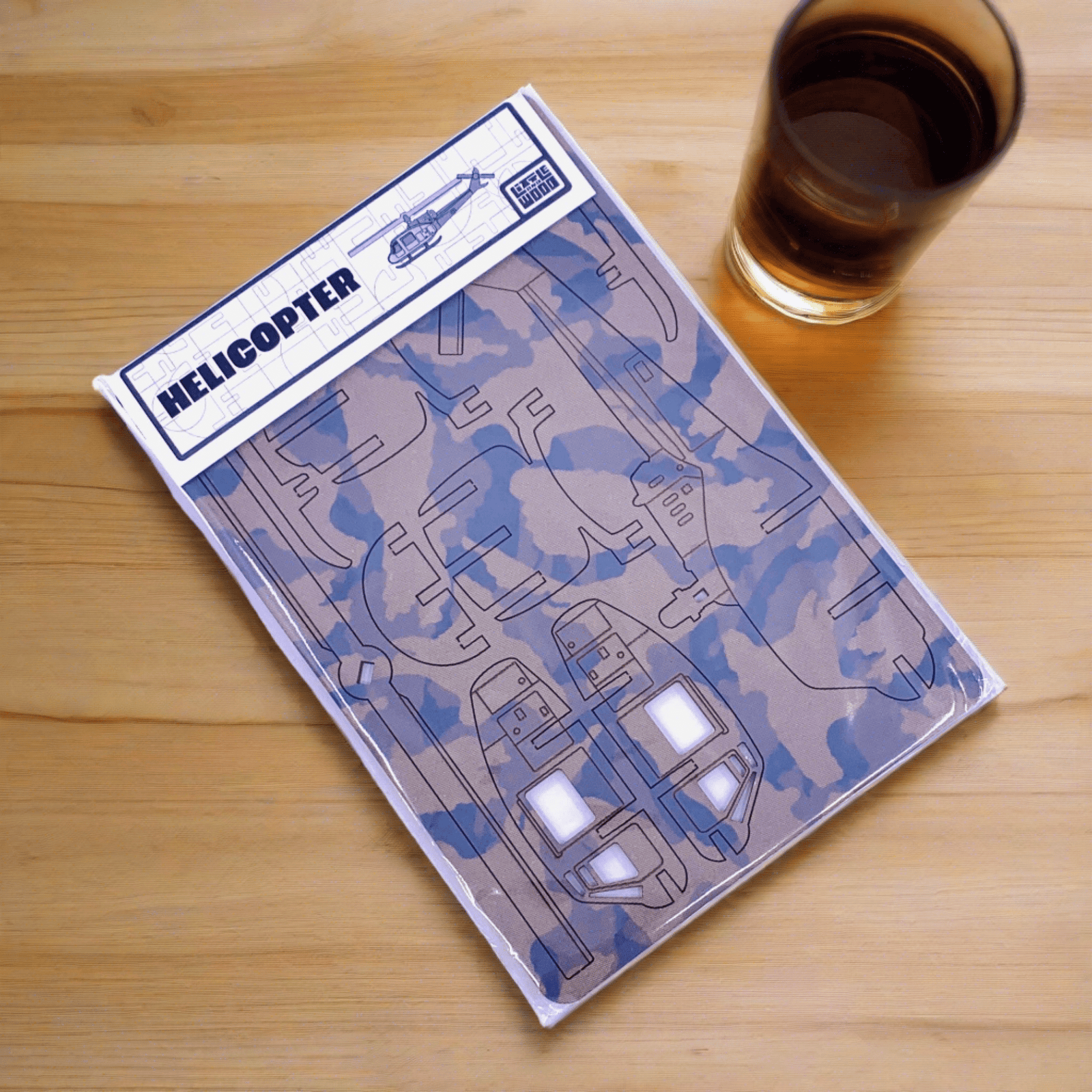 Wooden Animal Puzzle 13, Helicopter Little and Wood 