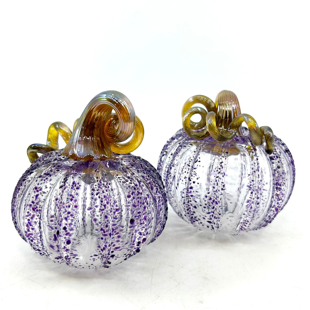 Daily Pumpkin 1953 Mini Royal Purple Gabby Luke Adams Glass Blowing Studio 