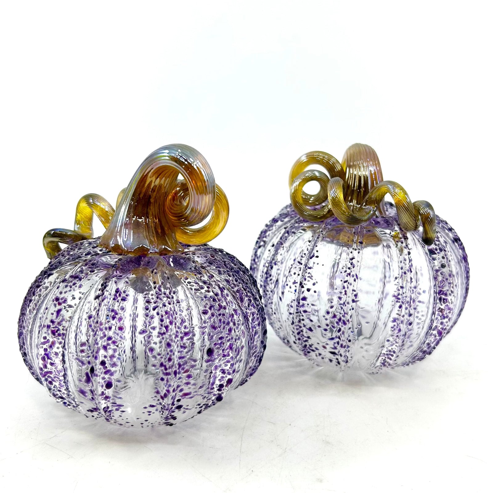 Daily Pumpkin 1953 Mini Royal Purple Gabby Luke Adams Glass Blowing Studio 