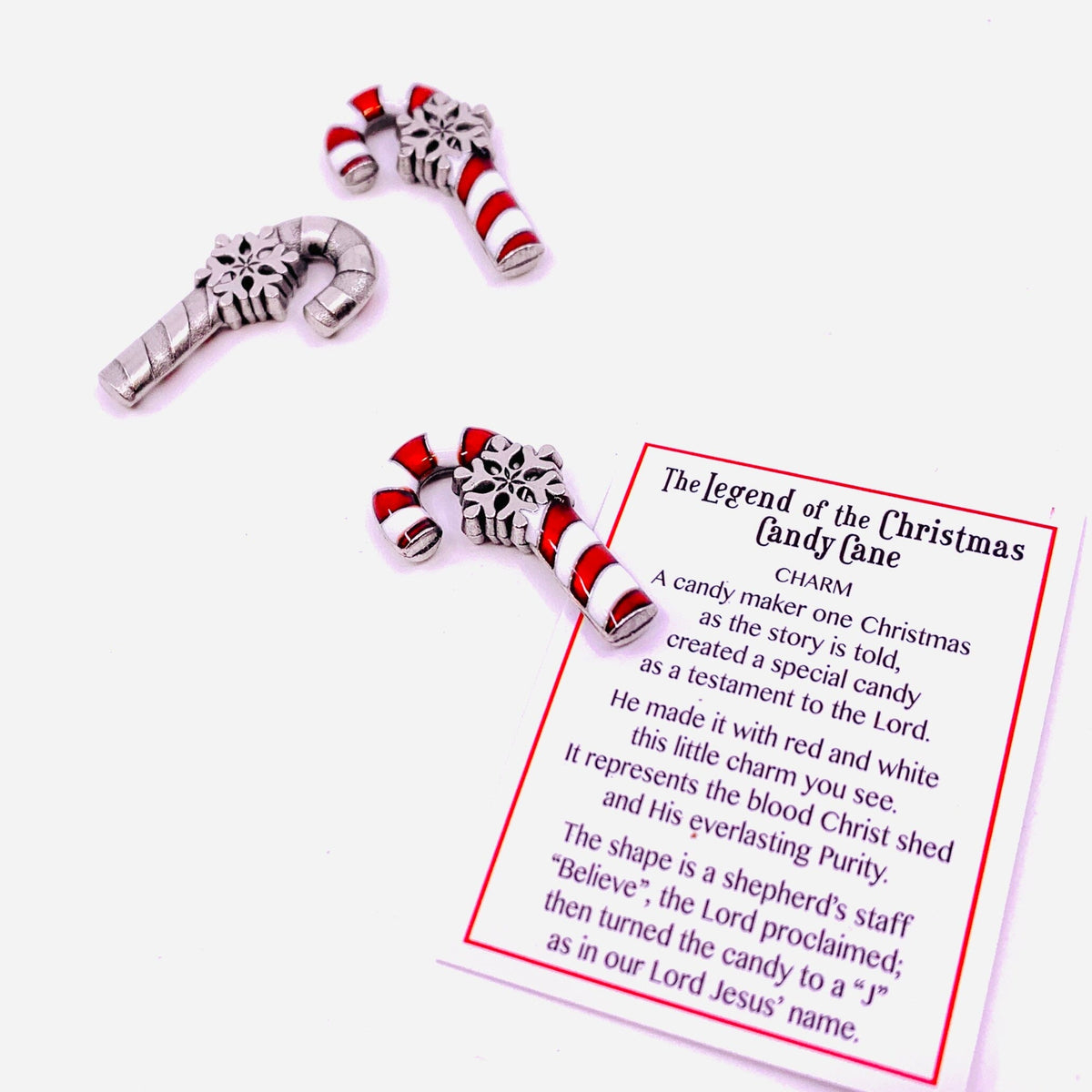 The Legend of the Christmas Candy Cane Pocket Charm PT10 Miniature GANZ 