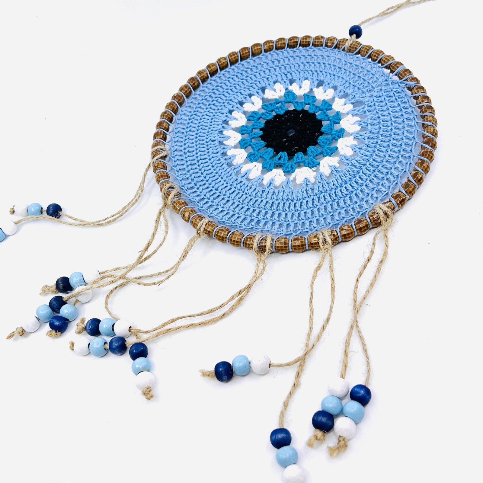 Evil Eye Dreamcatcher Wall hanging Ornament Gift Amazing Blue 1 
