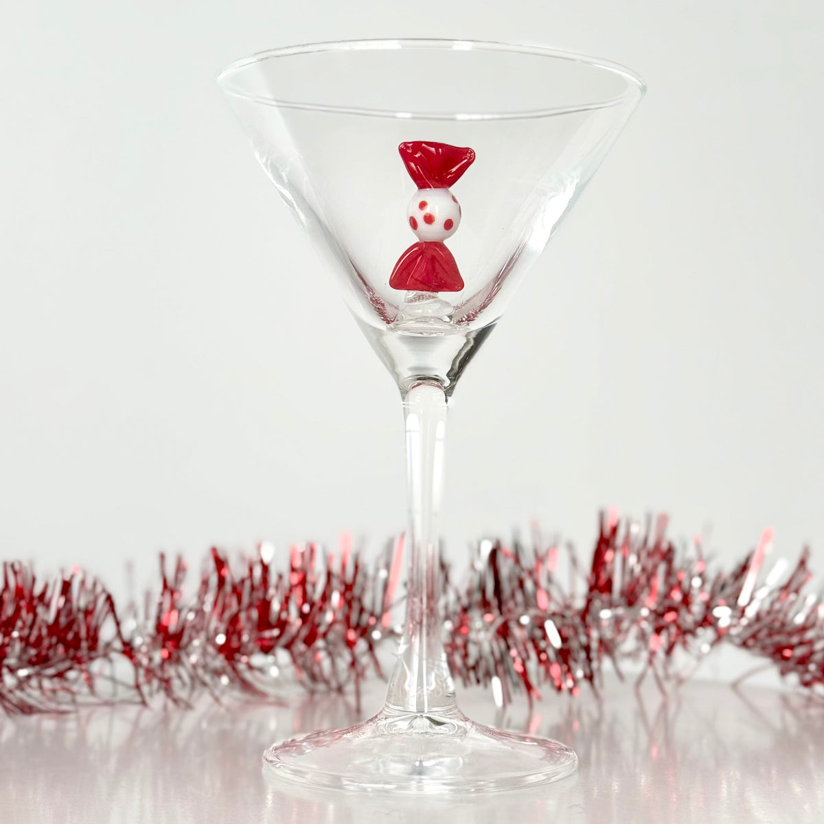 Holiday Icon Martini Glass Creative Co-Op 