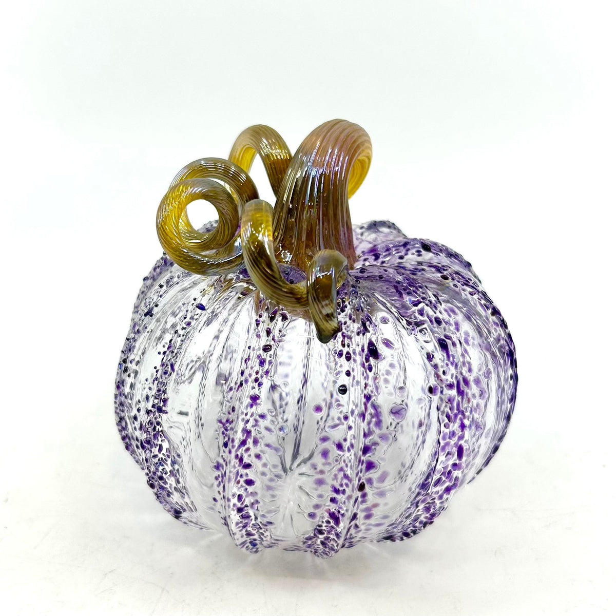 Daily Pumpkin 1953 Mini Royal Purple Gabby Luke Adams Glass Blowing Studio 