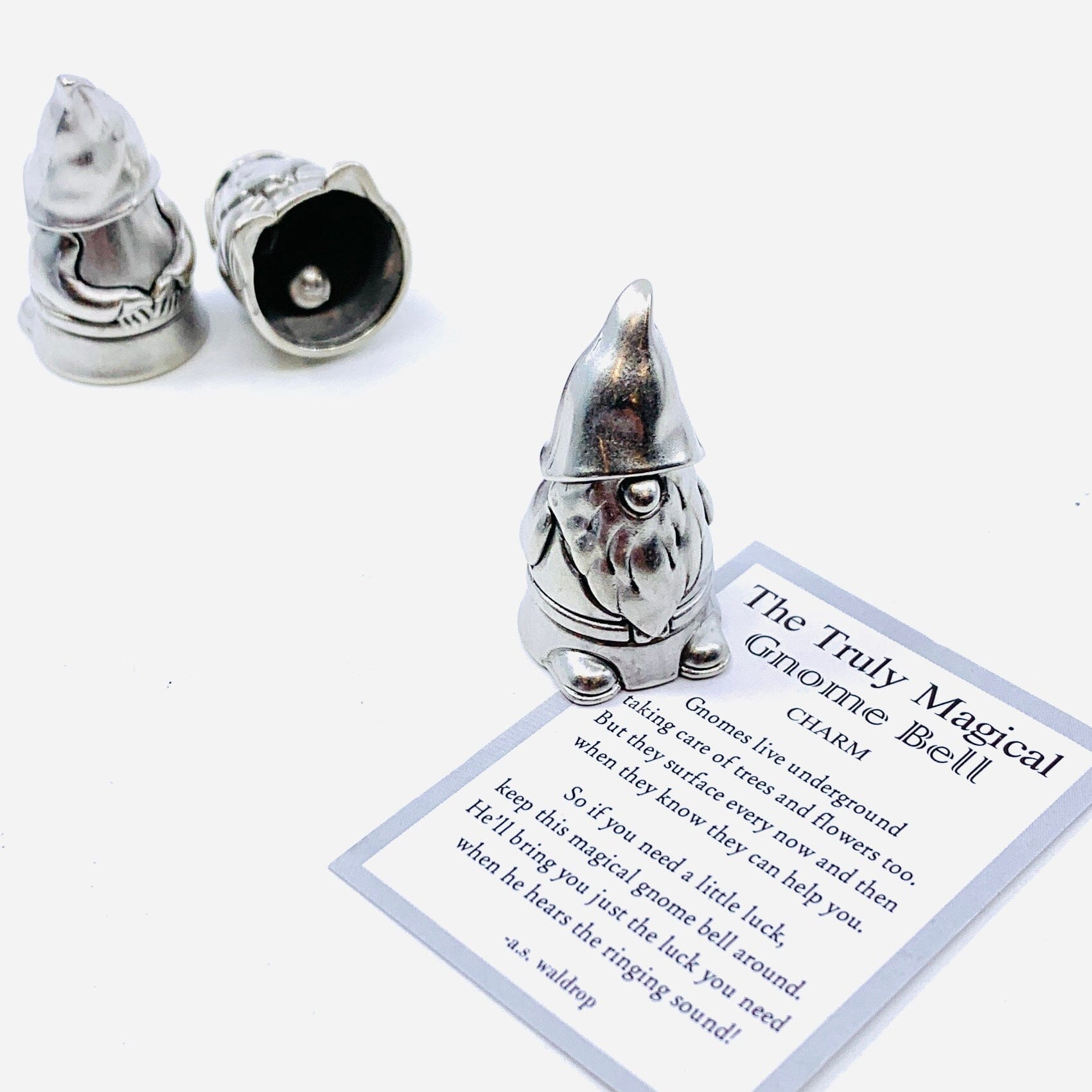 The Truly Magical Little Gnome Bell Charm PT45 Miniature GANZ 