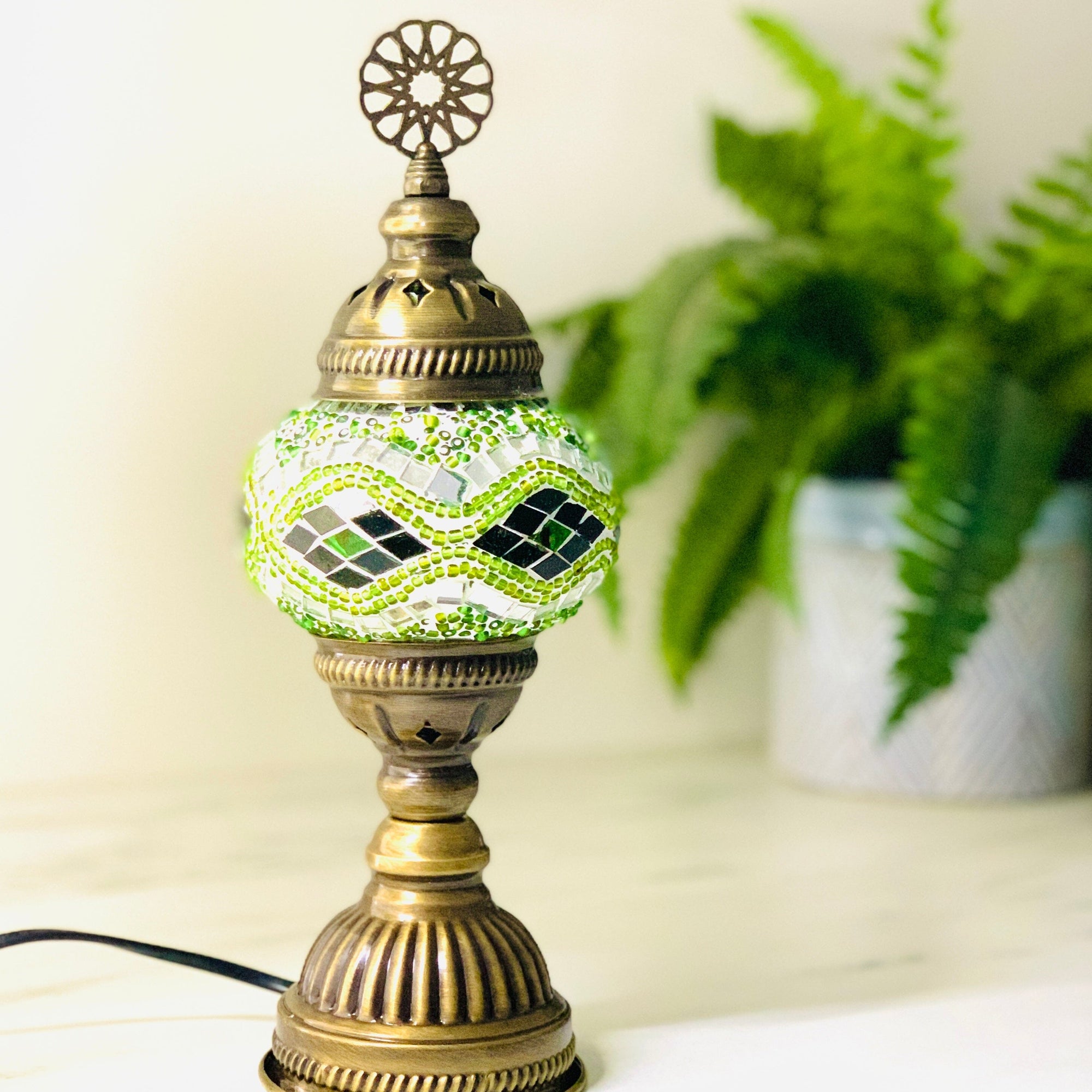 Turkish Mosaic Lamp, 24 Decor Natto USA 