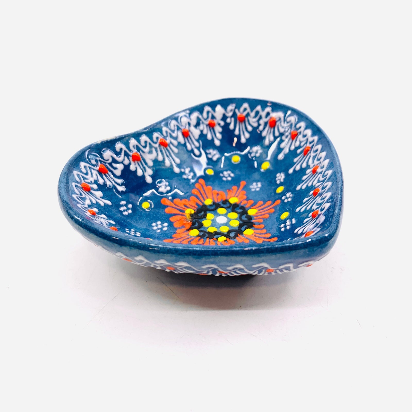 Heart Design Handmade Turkish Bowl 46 Decor Natto USA 